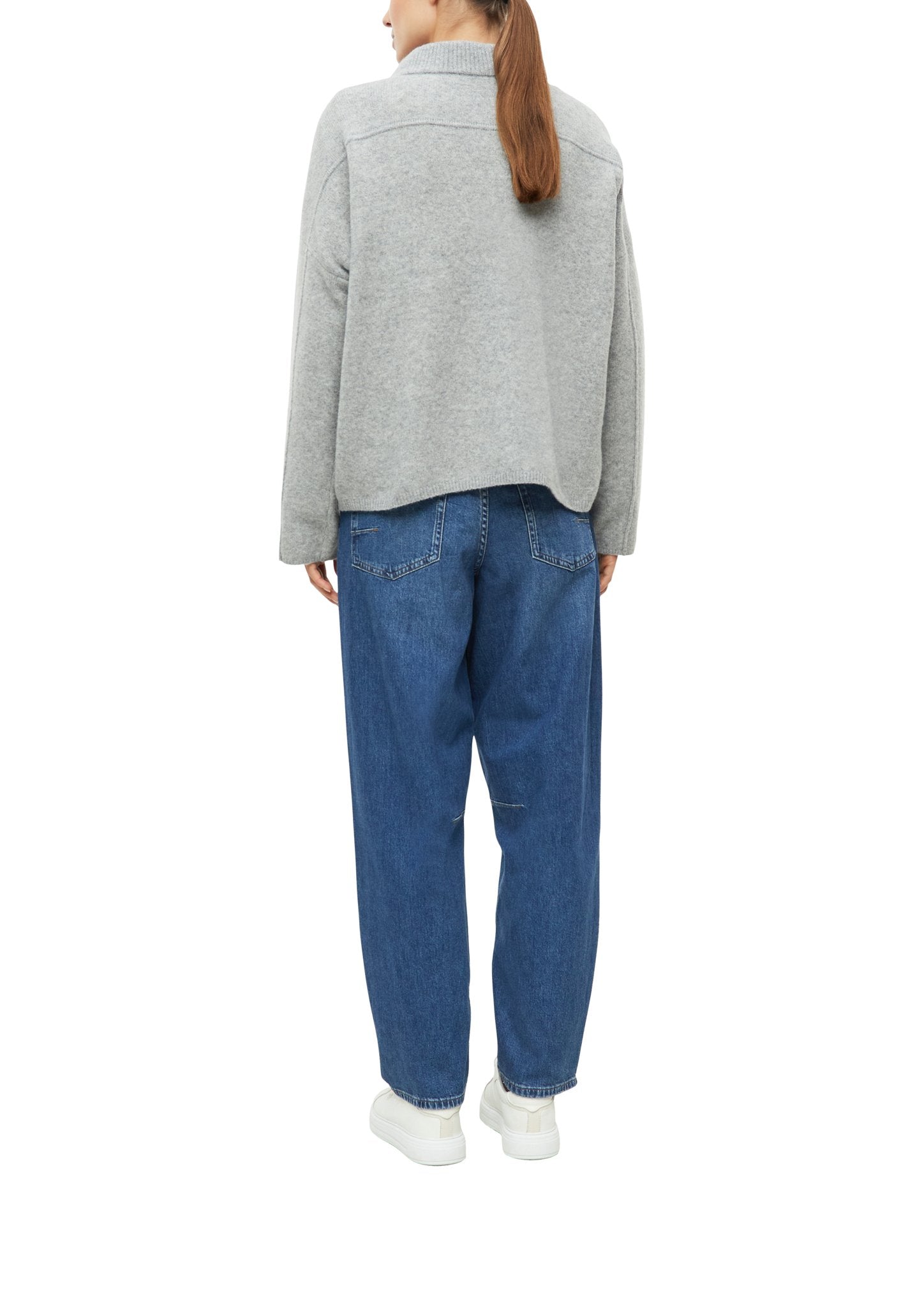 S. Oliver red Damen Pullover W Grey/Black