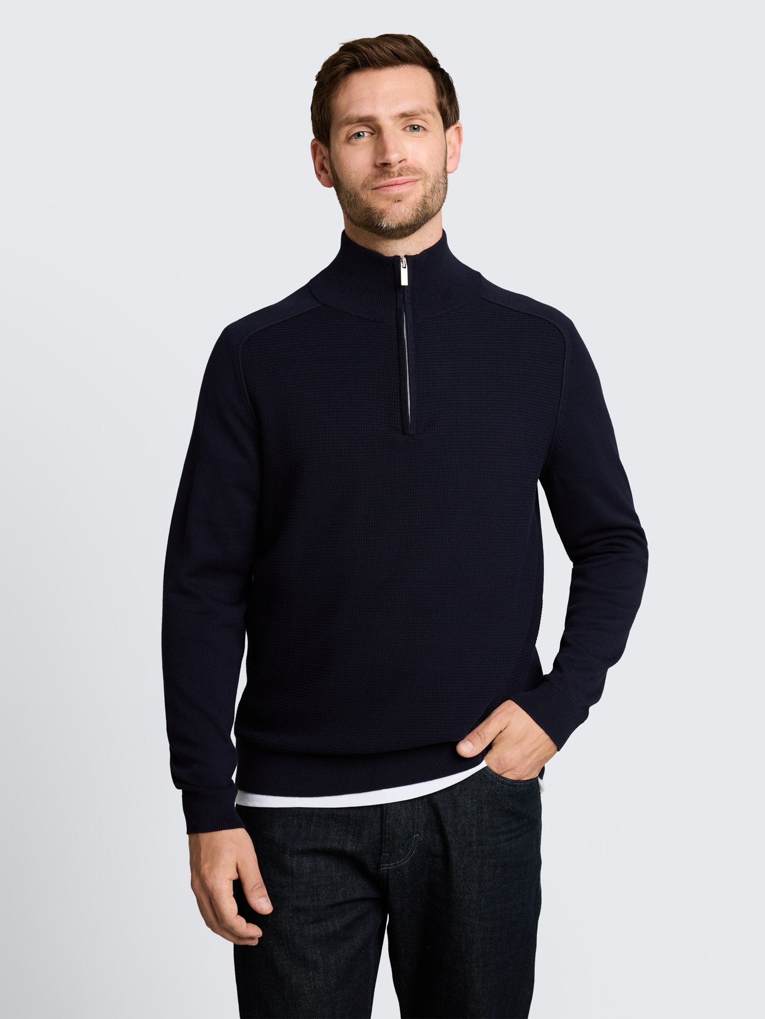 Tom Tailor Herren Pullover Sky Captain Blu