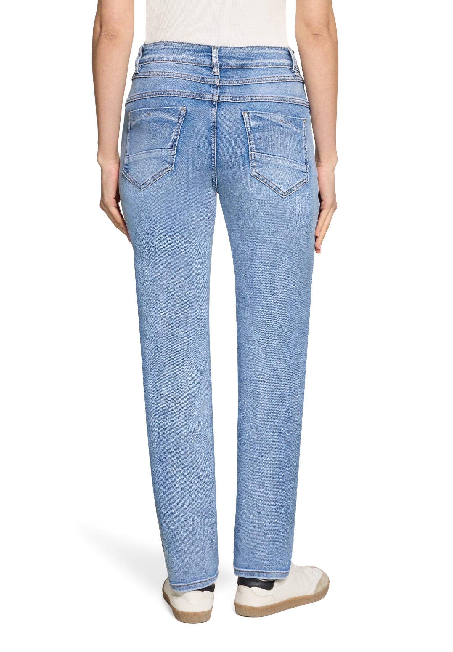Cartoon Damen Jeans Middle Blue Den