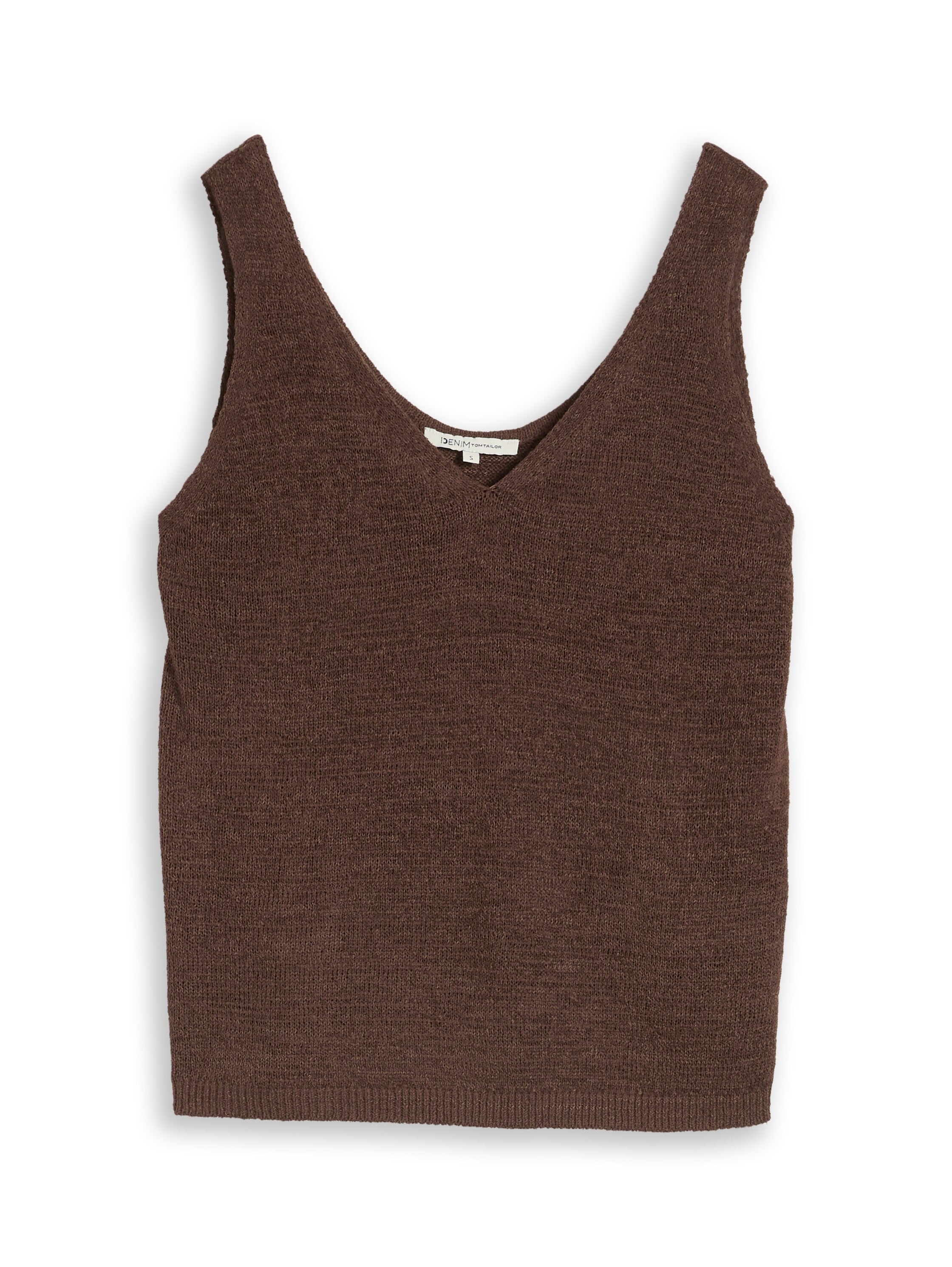 Tom Tailor denim Damen Pullover Cool Dark Brown