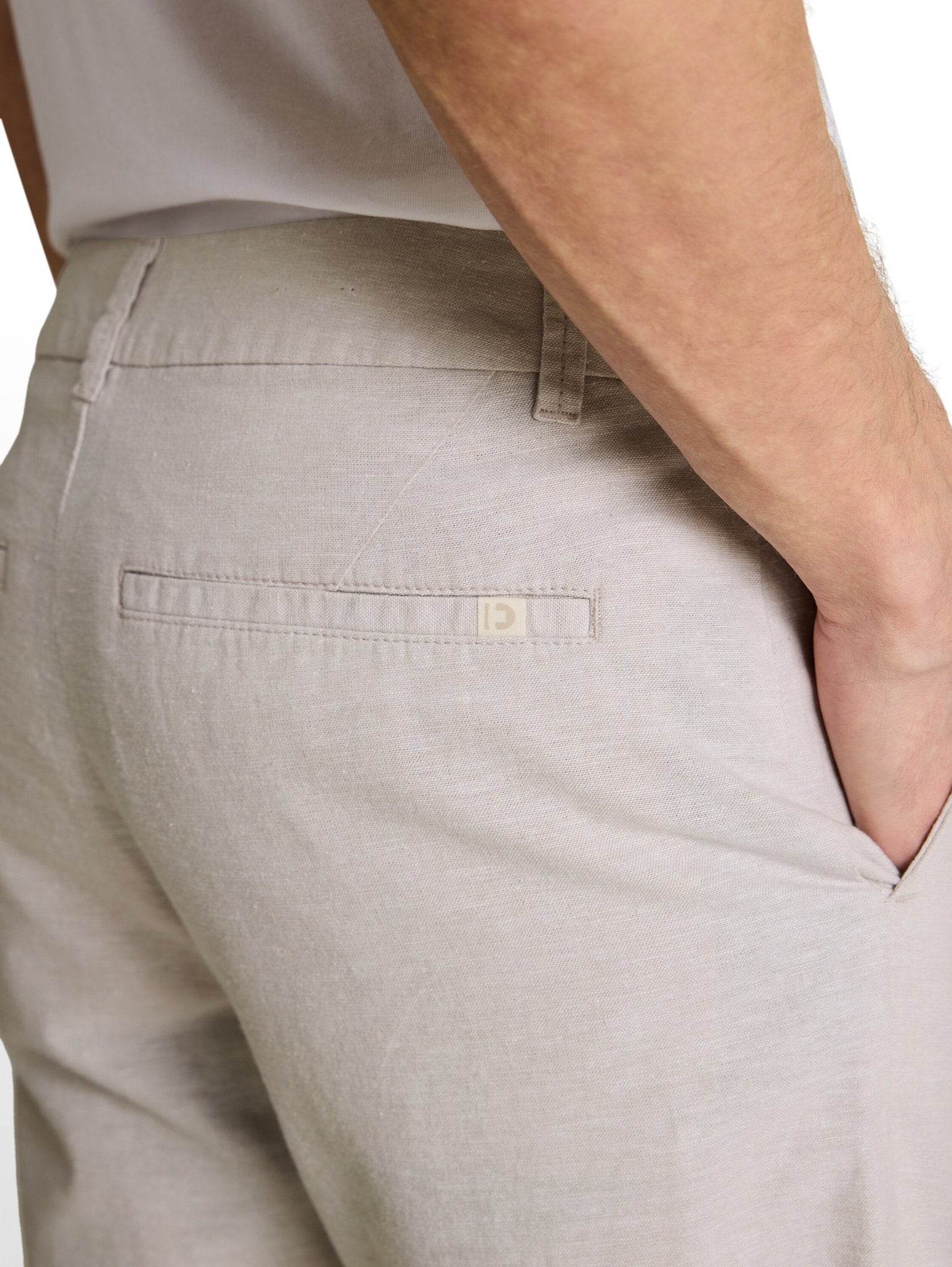 Tom Tailor denim Herren Shorts Muted Grey Cham
