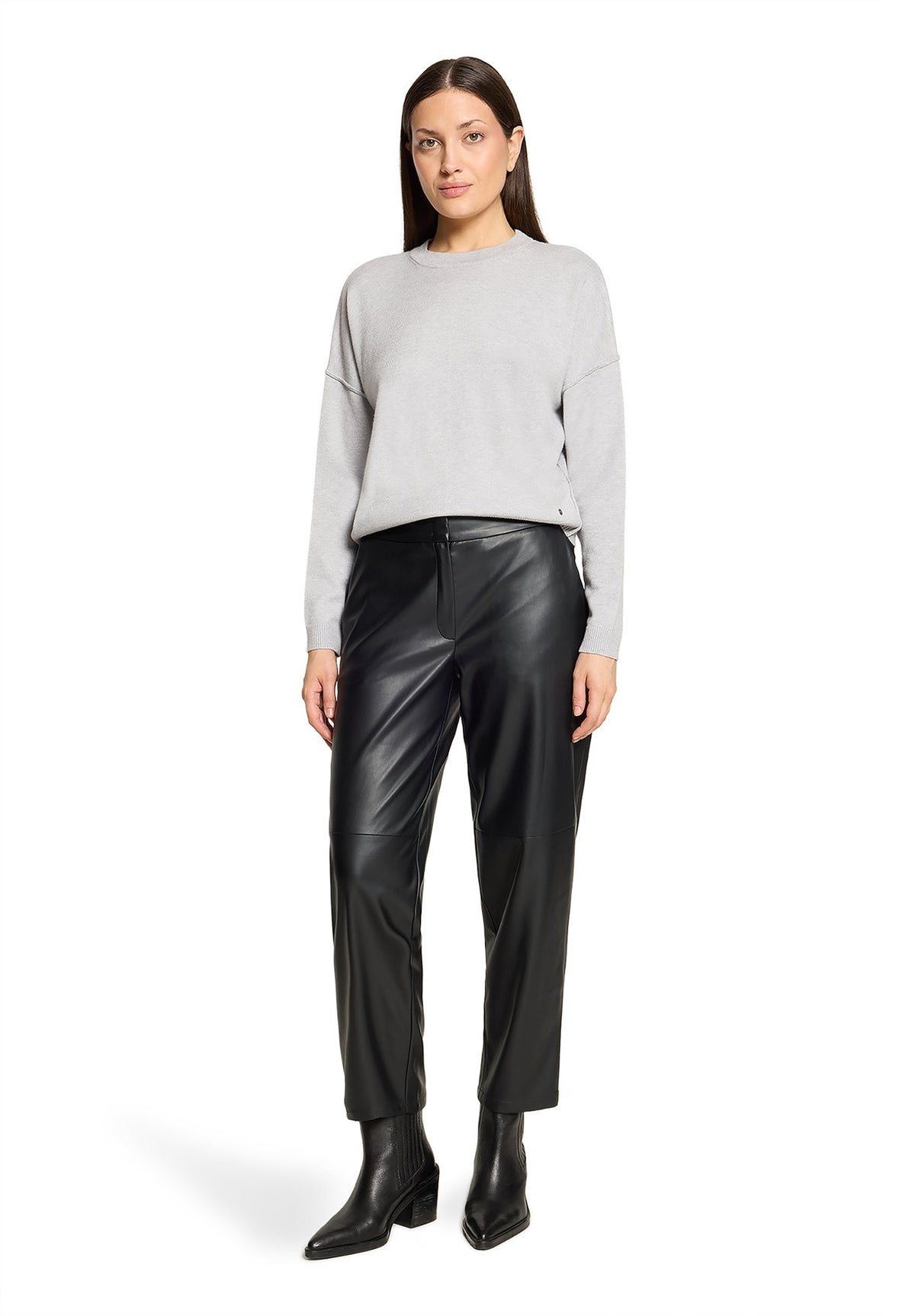 Betty & Co Damen Pullover Light Silver Me