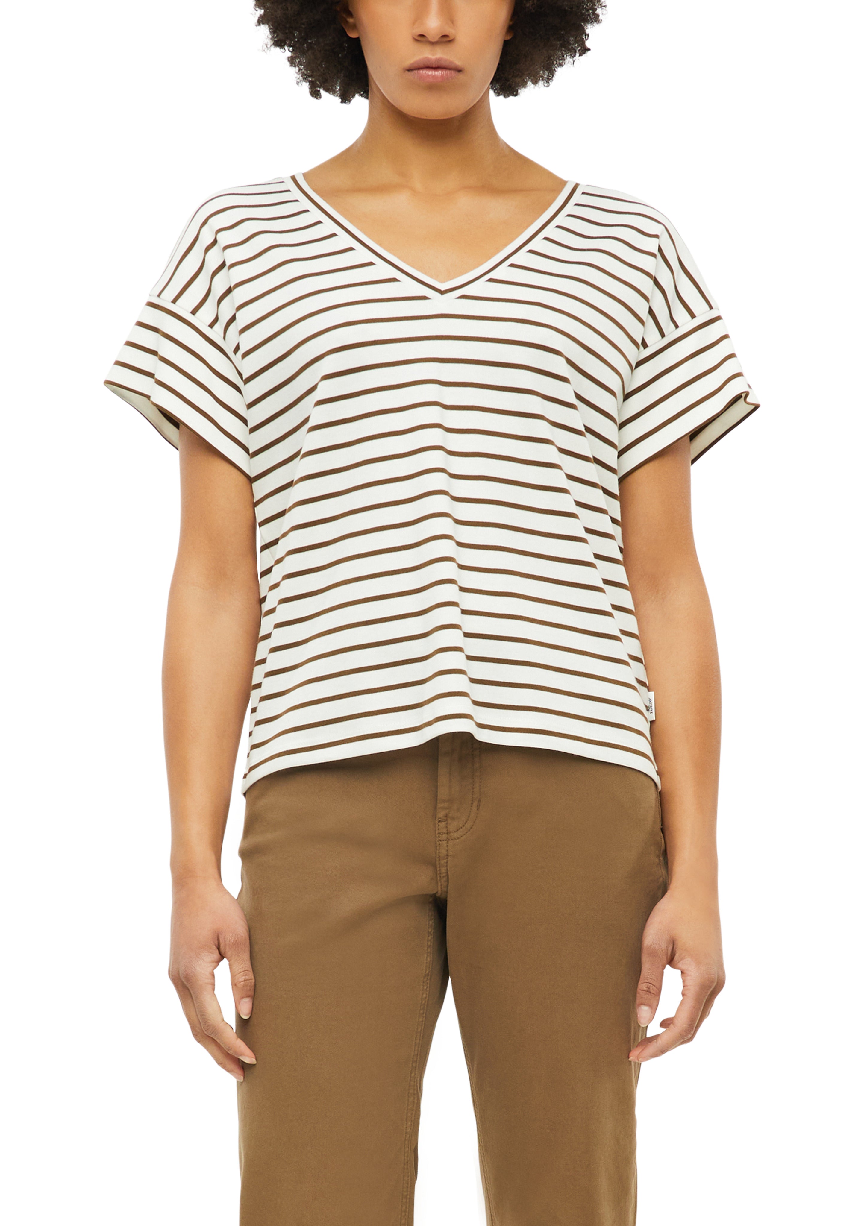 S. Oliver red Damen T-Shirts Brown