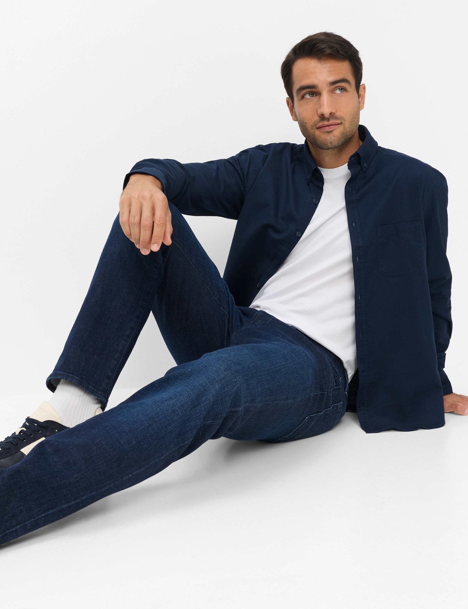 Brax Herren Jeans  Dark Blue Us