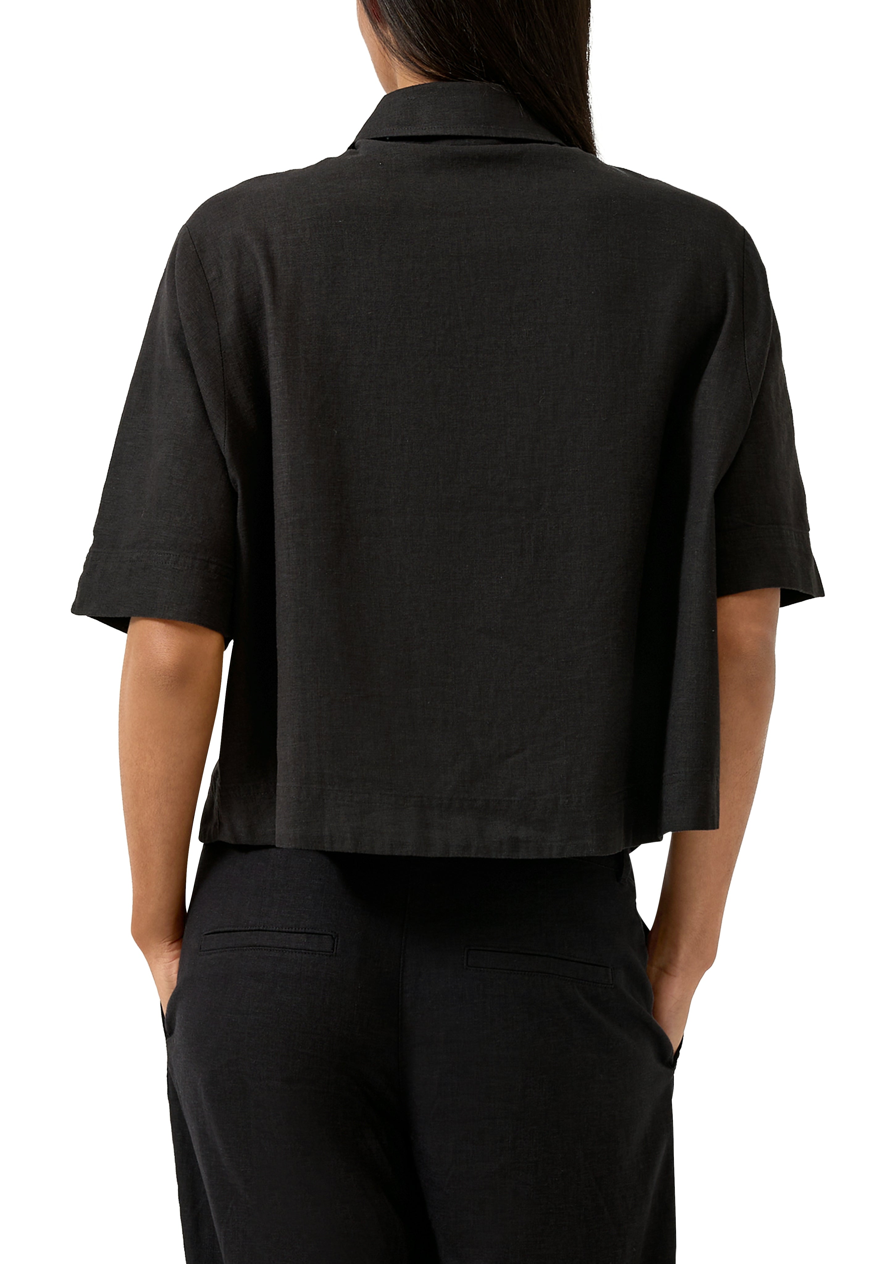 S. Oliver red Damen Blusen Grey/Black