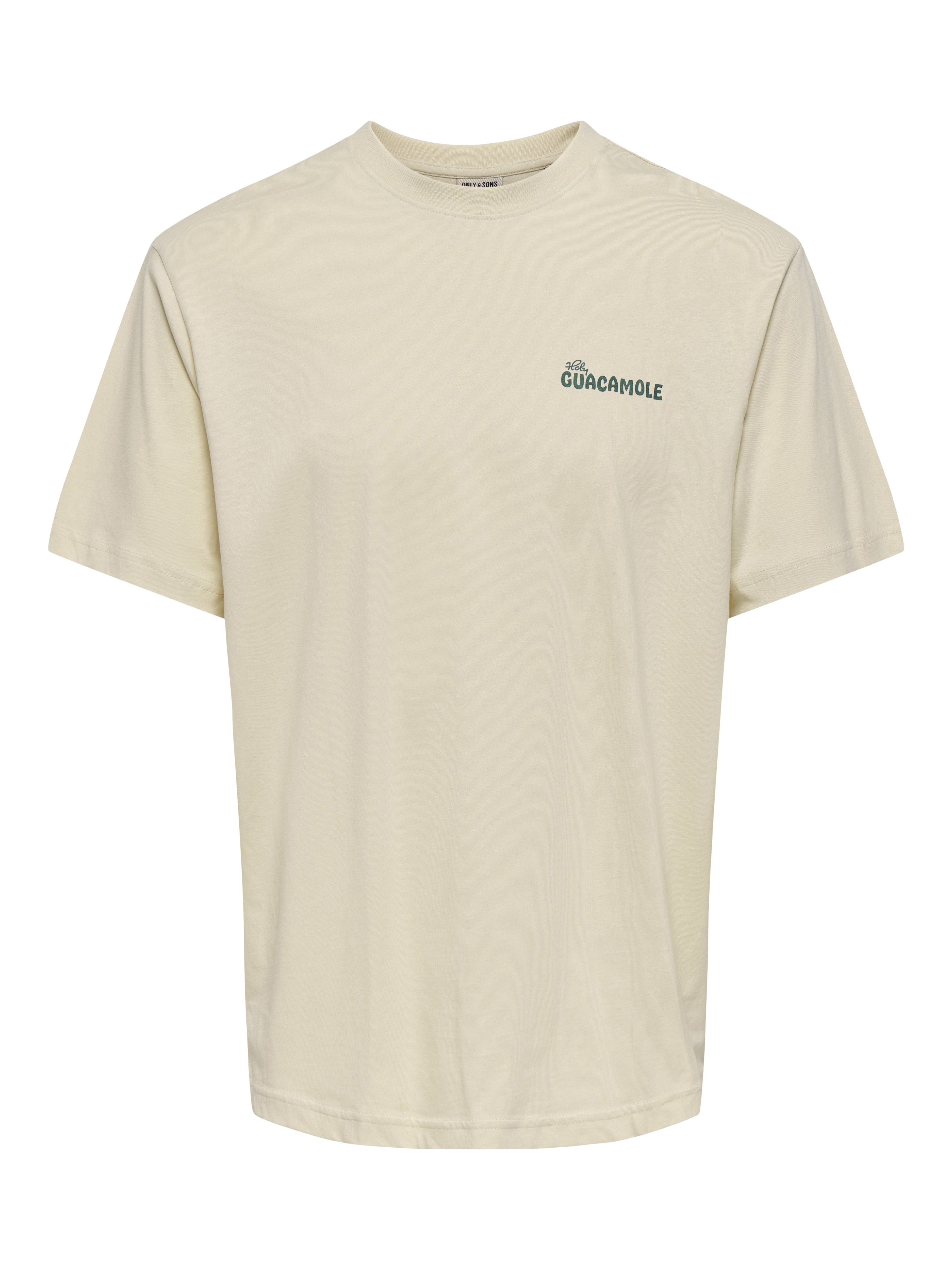 Only & Sons Herren T-Shirts kurz Antique White/G