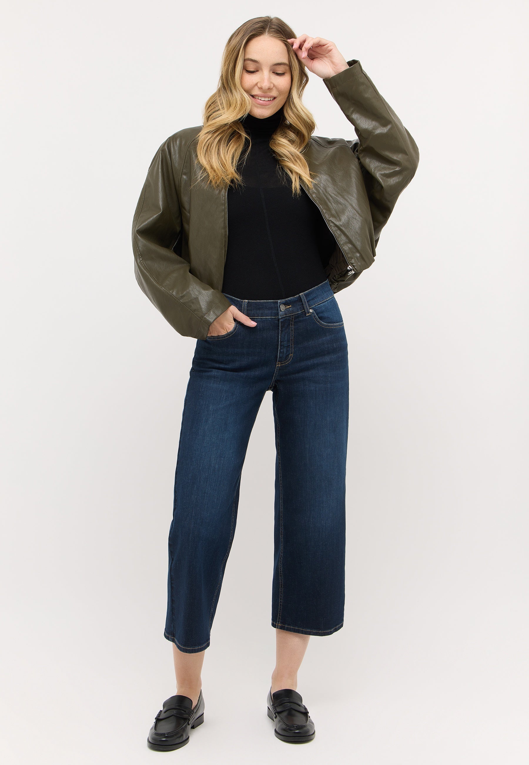 Angels Damen Jeans  Dark Indig