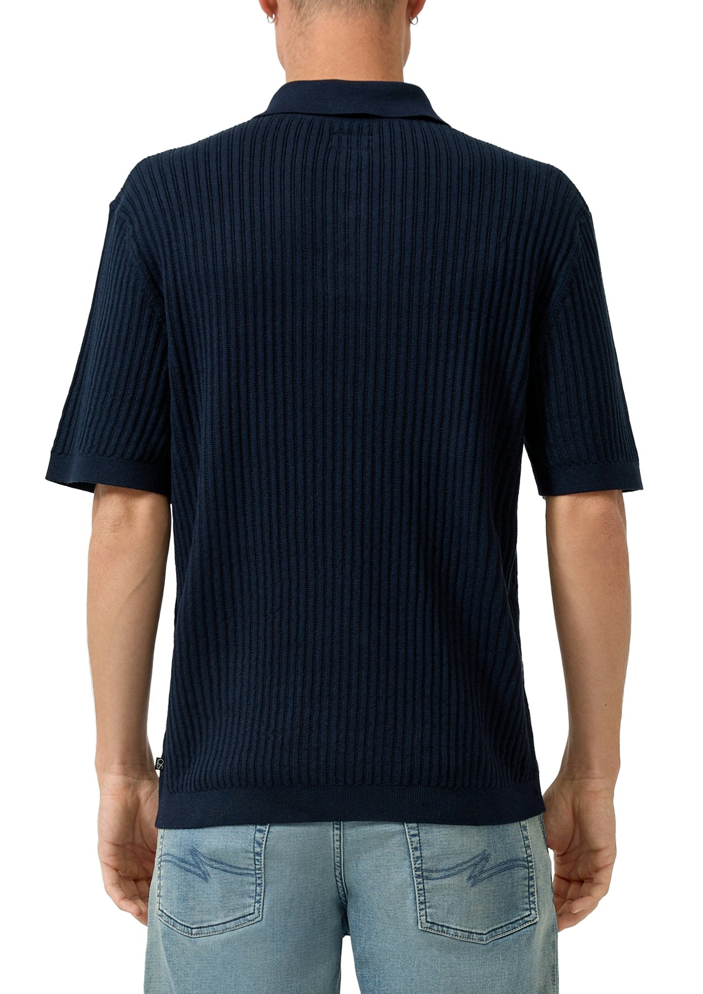 QS by S.Oliver Herren Polo-Shirts Blue