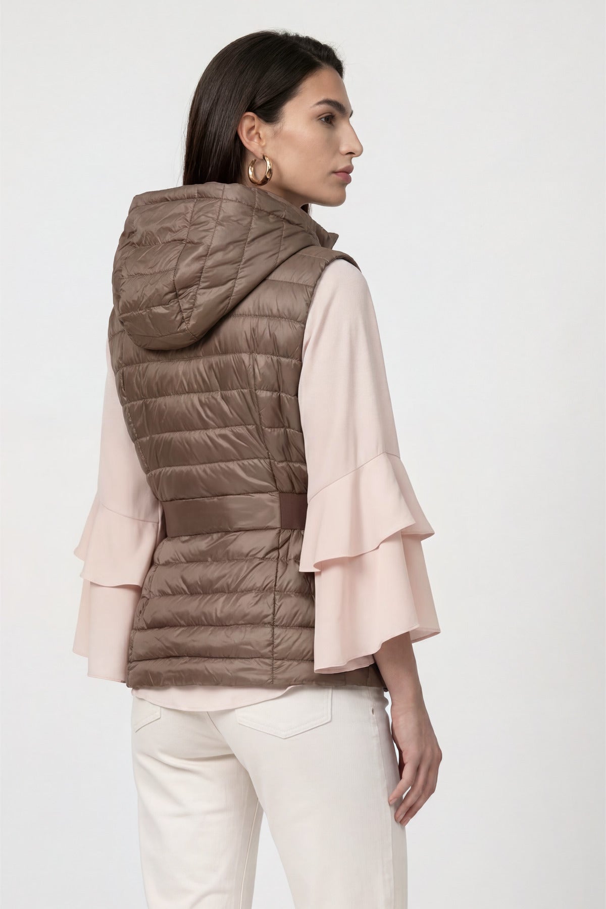 Monari Damen Outdoorwesten  Taupe