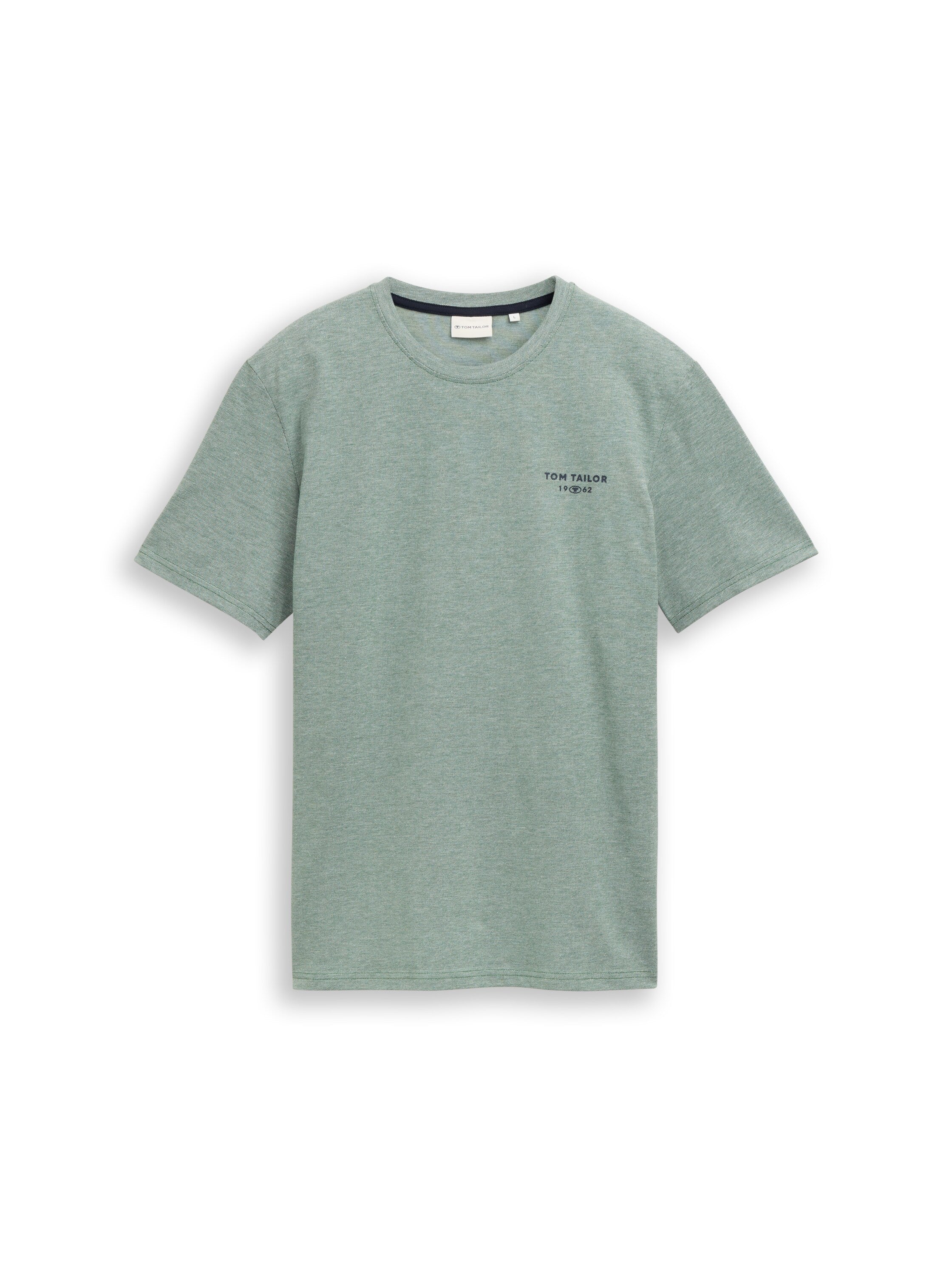 Tom Tailor Herren T-Shirts kurz Garden Green