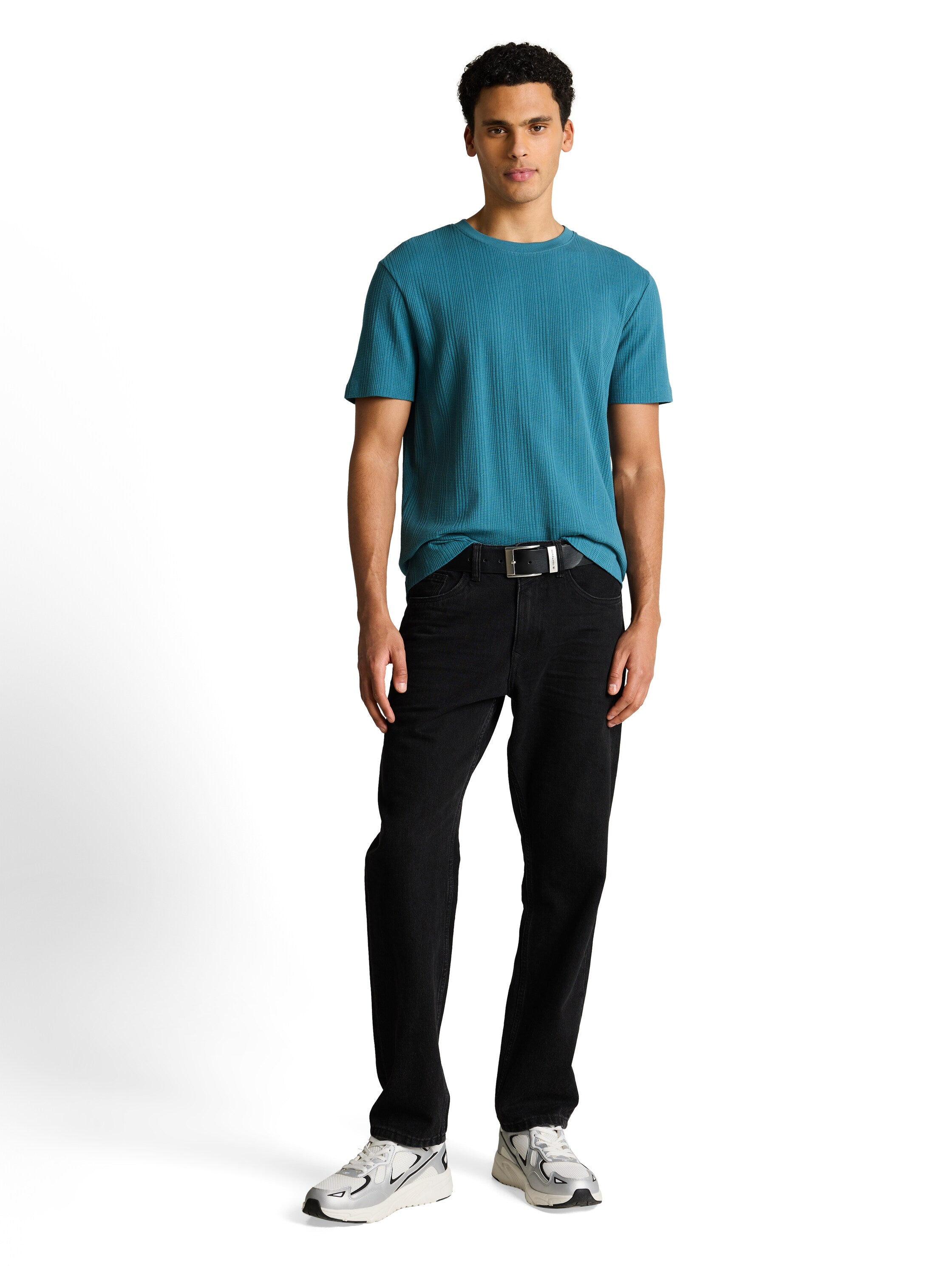 Tom Tailor denim Herren T-Shirts kurz Classic Dust Bl