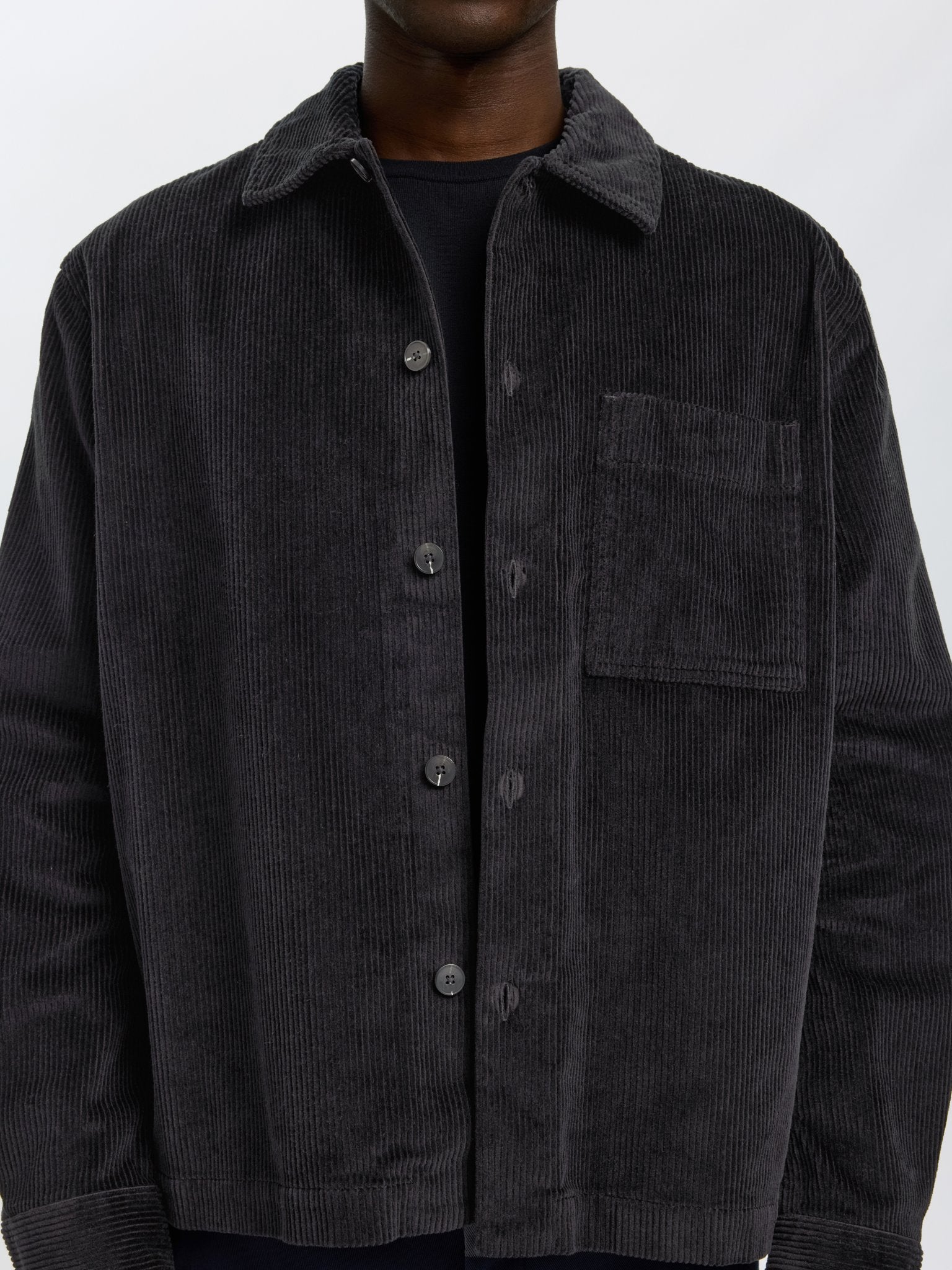 Selected homme Herren Hemden Black