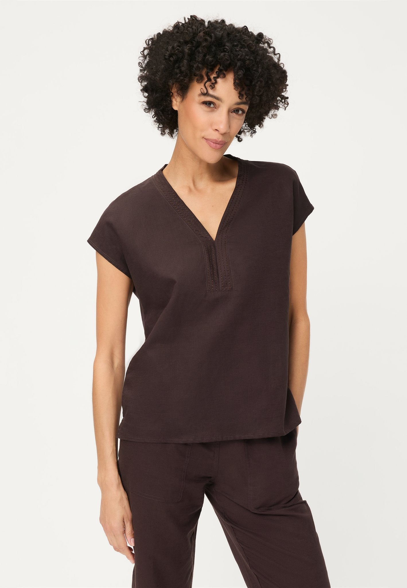 Olsen Damen T-Shirts  Dark Brow