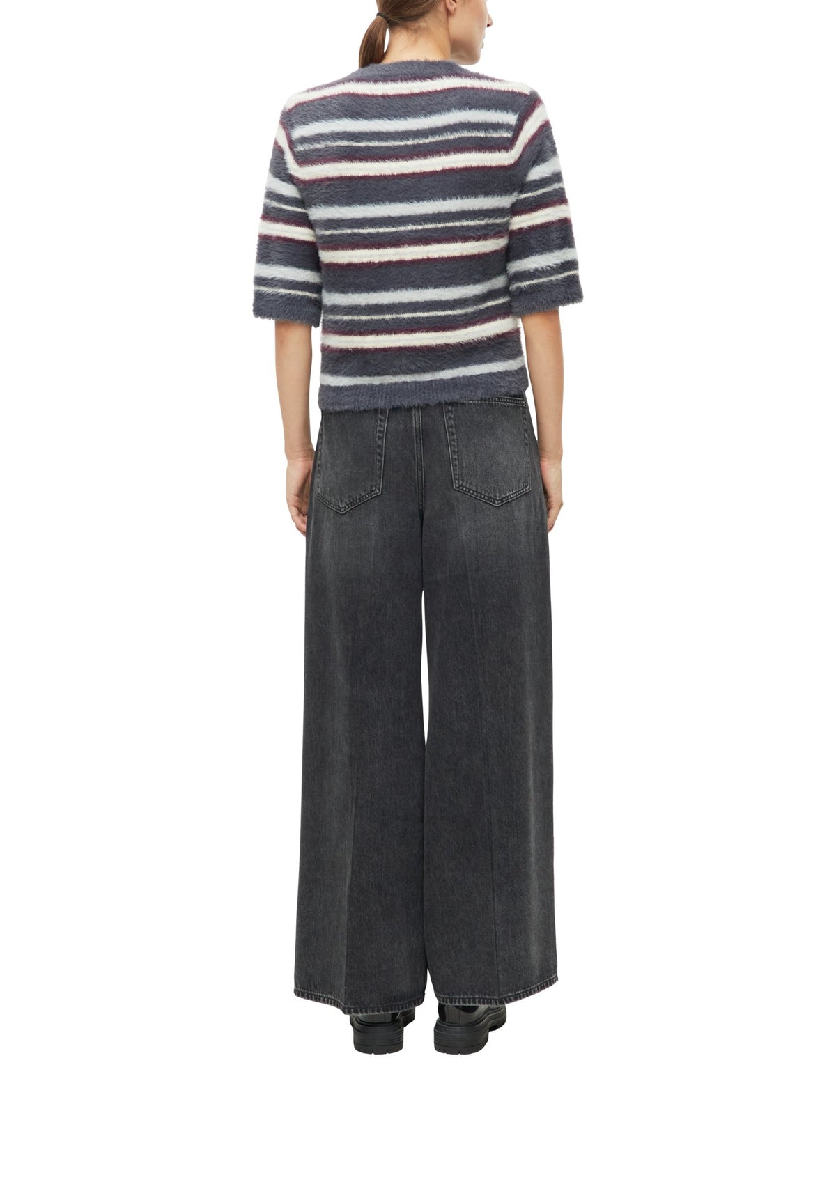 S. Oliver red Damen Pullover X Grey/Black