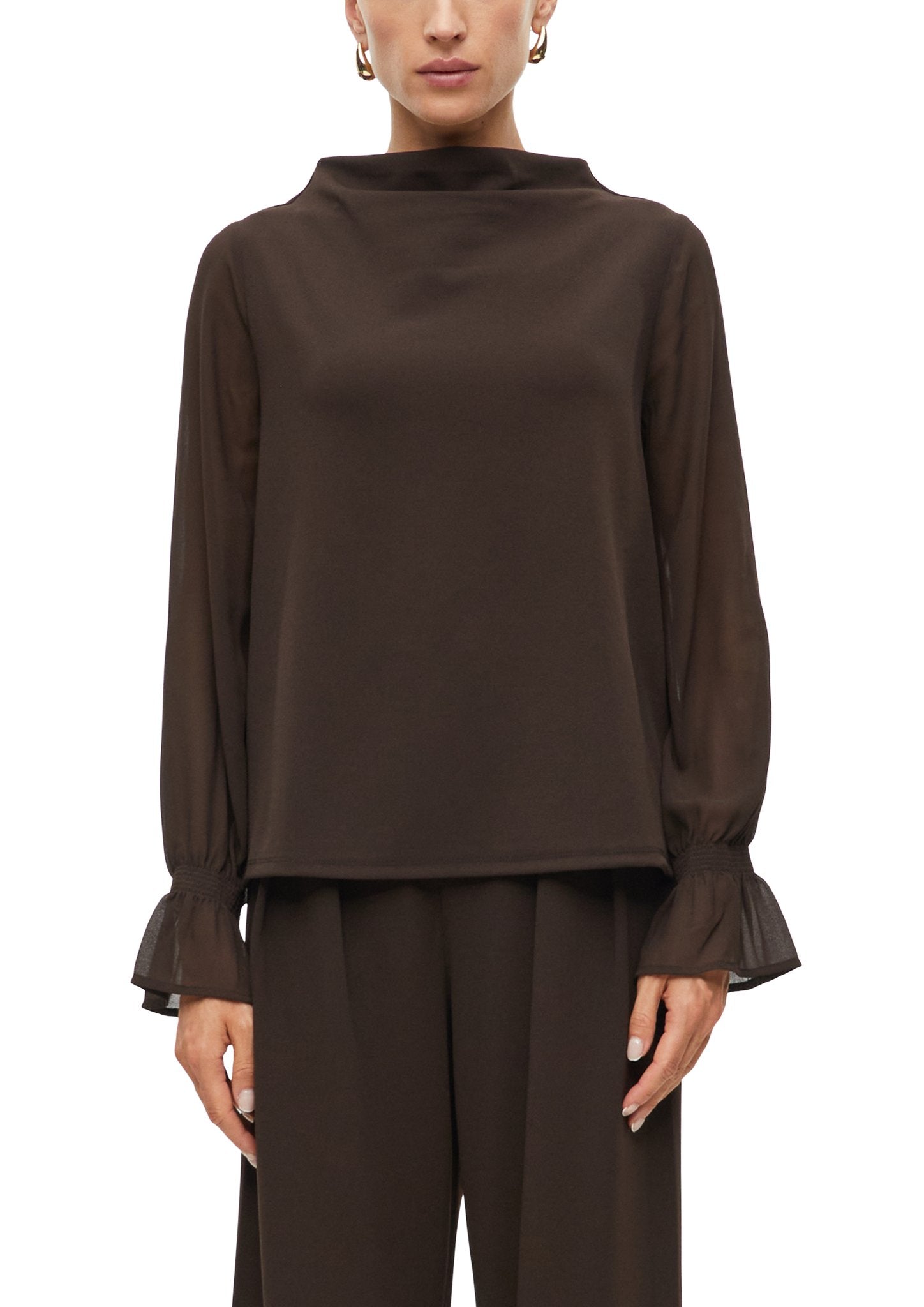 S. Oliver black Damen T-Shirts  Brown