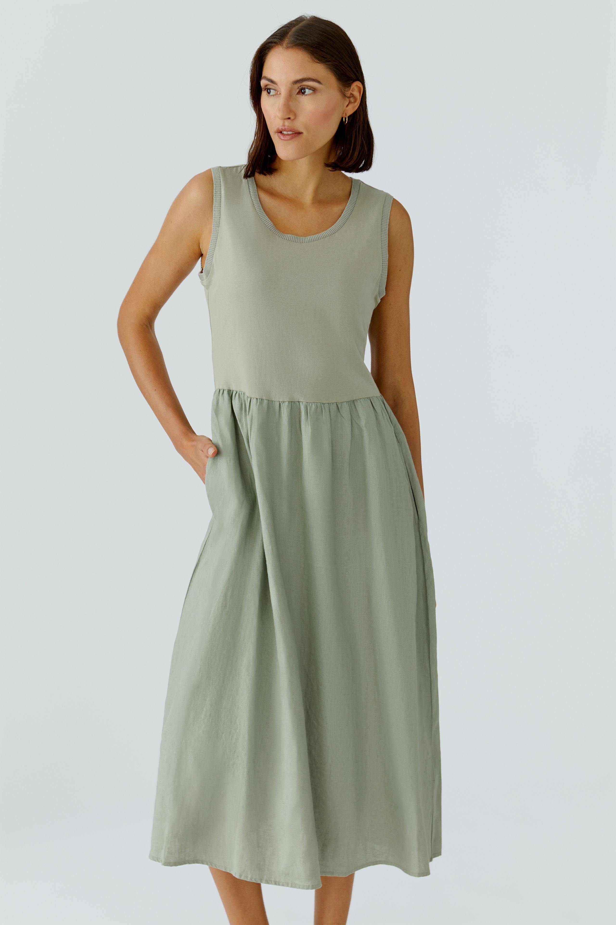 Oui Damen Kleider Seagrass