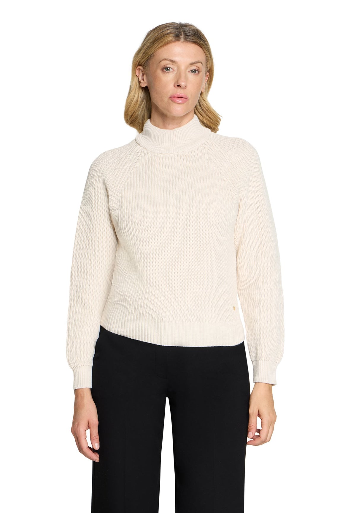 Betty & Co Damen Pullover White Sand