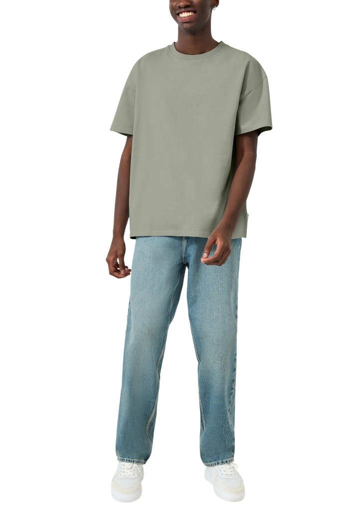 QS by S.Oliver Herren T-Shirts kurz Blue Green