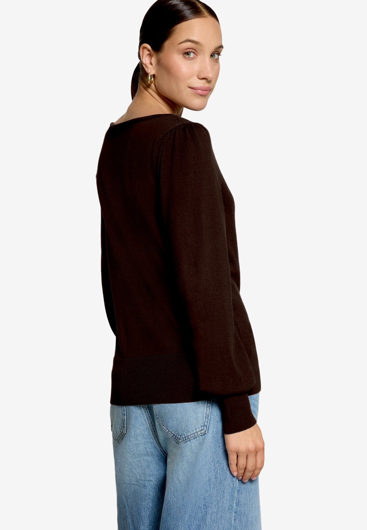 Zero Damen Pullover Chocolate Plum