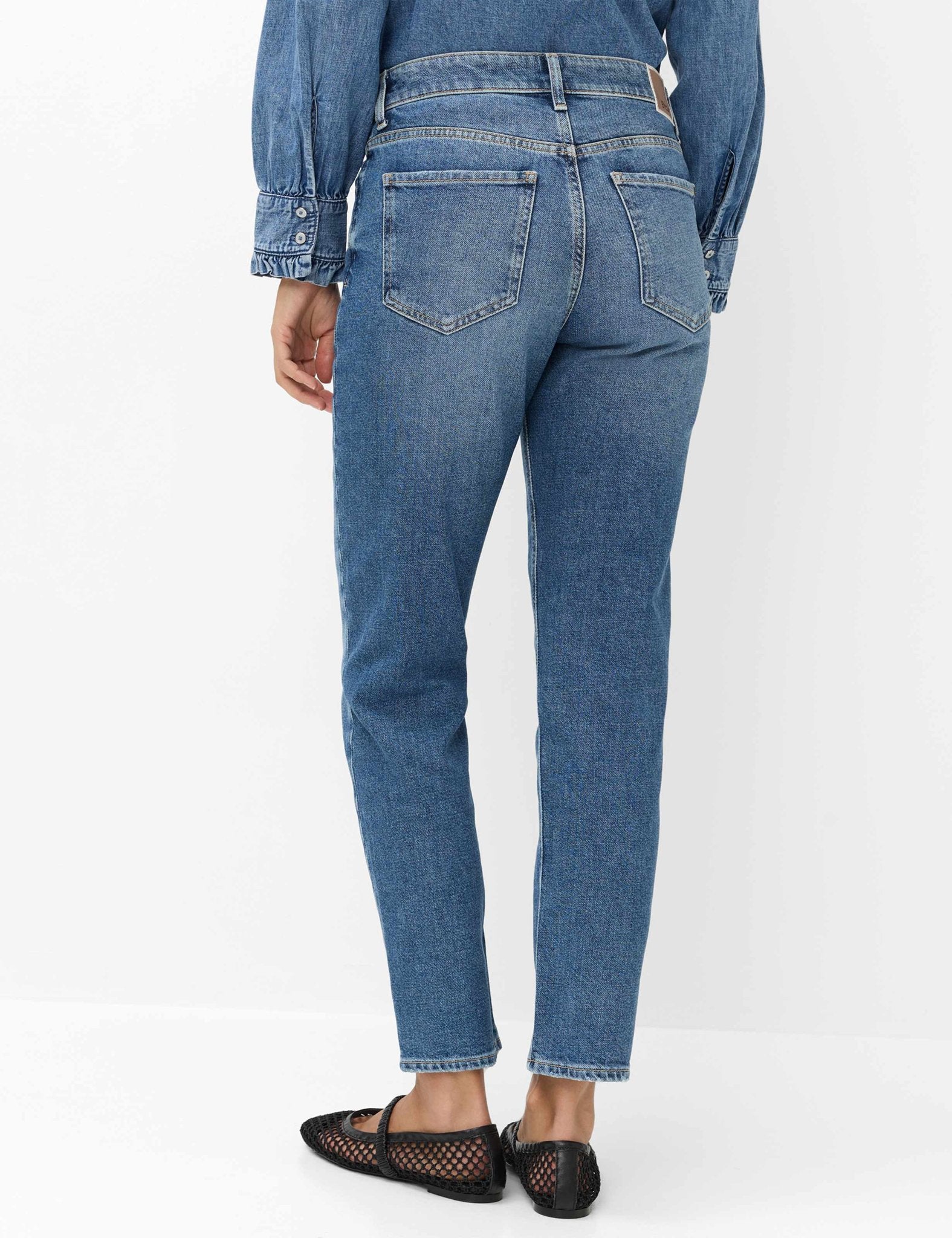 Brax Damen Jeans Used Regular Bl