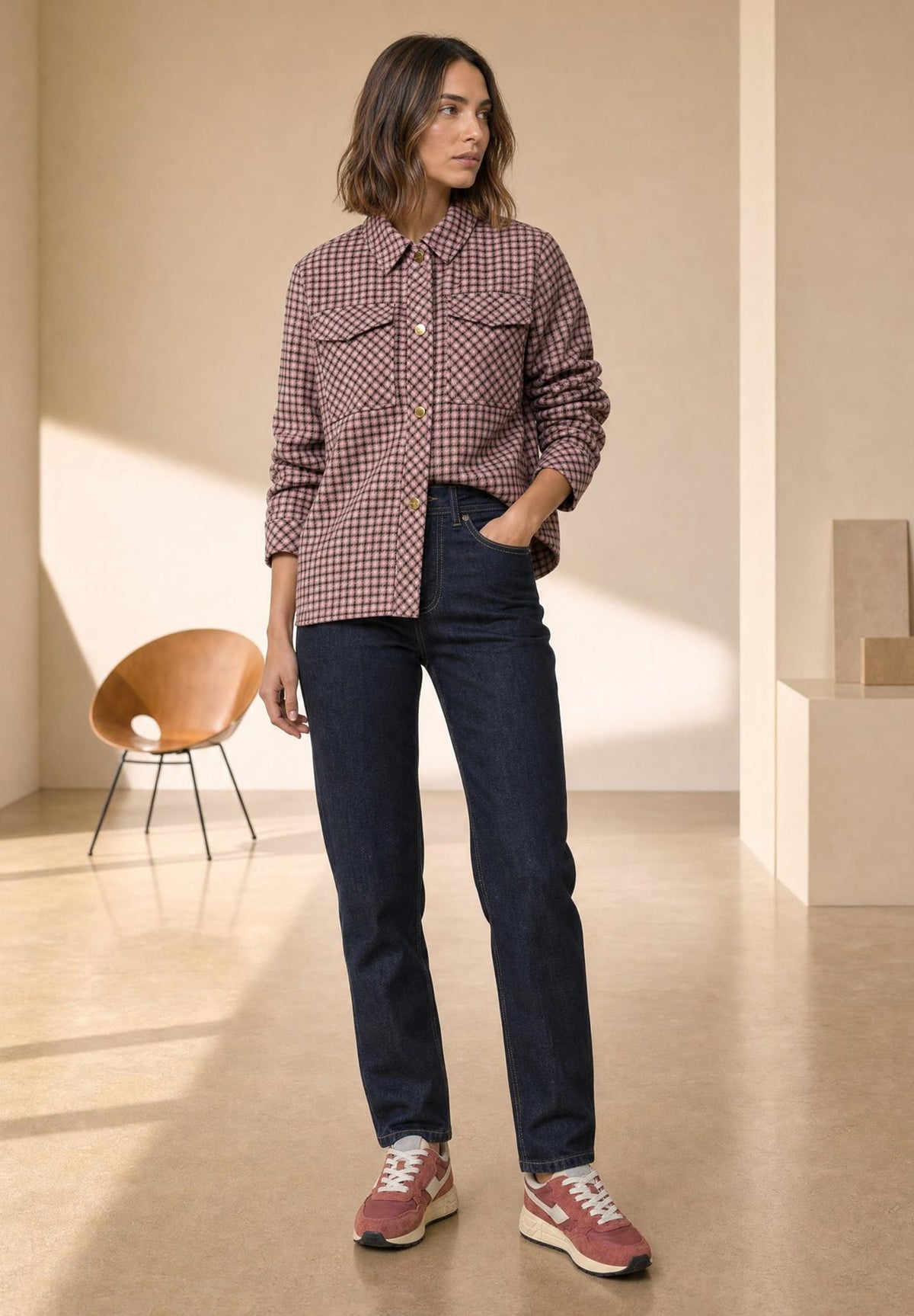 Street One Damen Blazer  Warm Blus