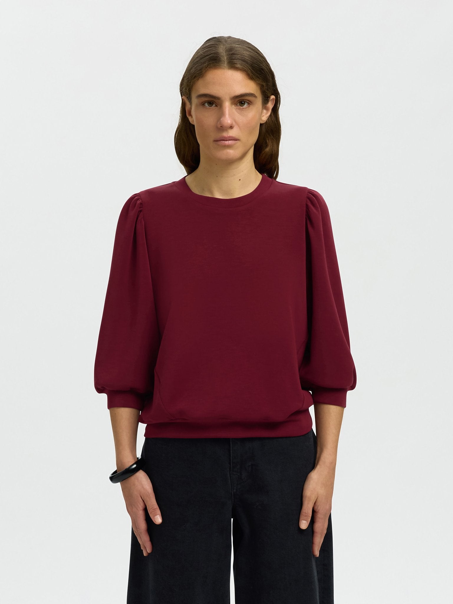 Selected Femme Damen Blusen Tawny Port