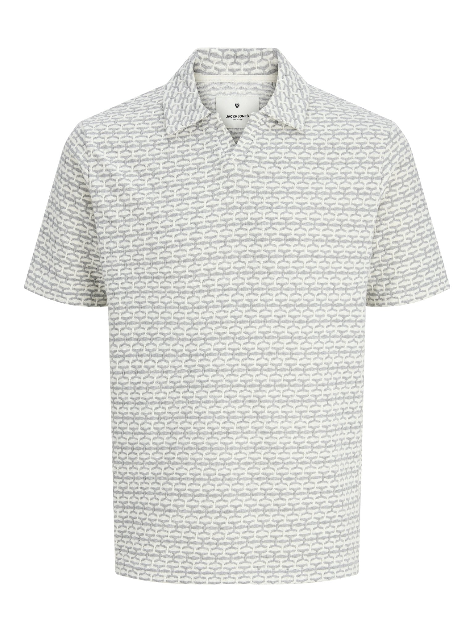Jack & Jones Herren Polo-Shirts Light Grey Mela