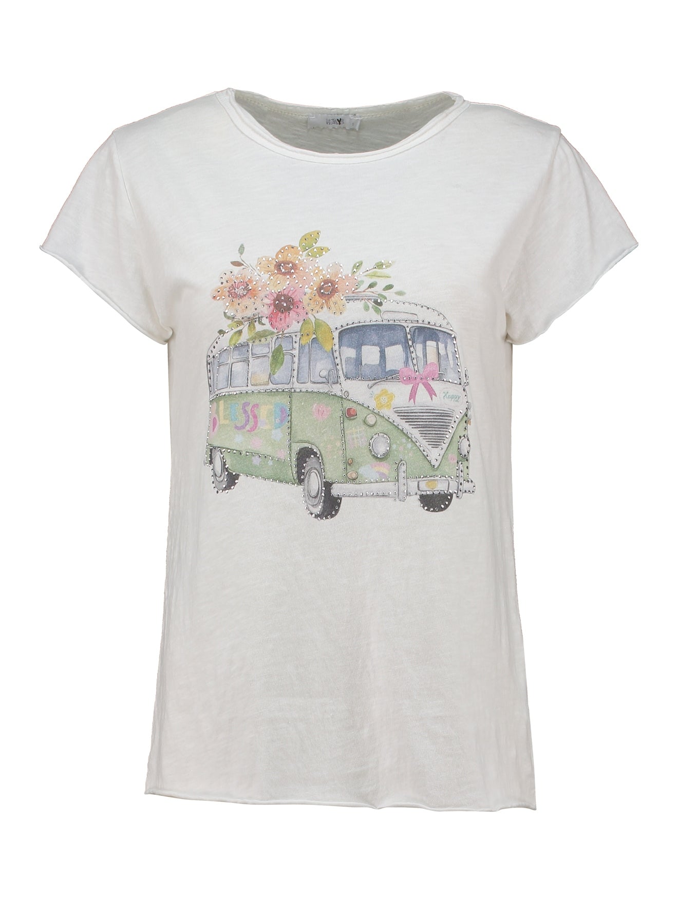 Haily's Damen T-Shirts Matcha Bus