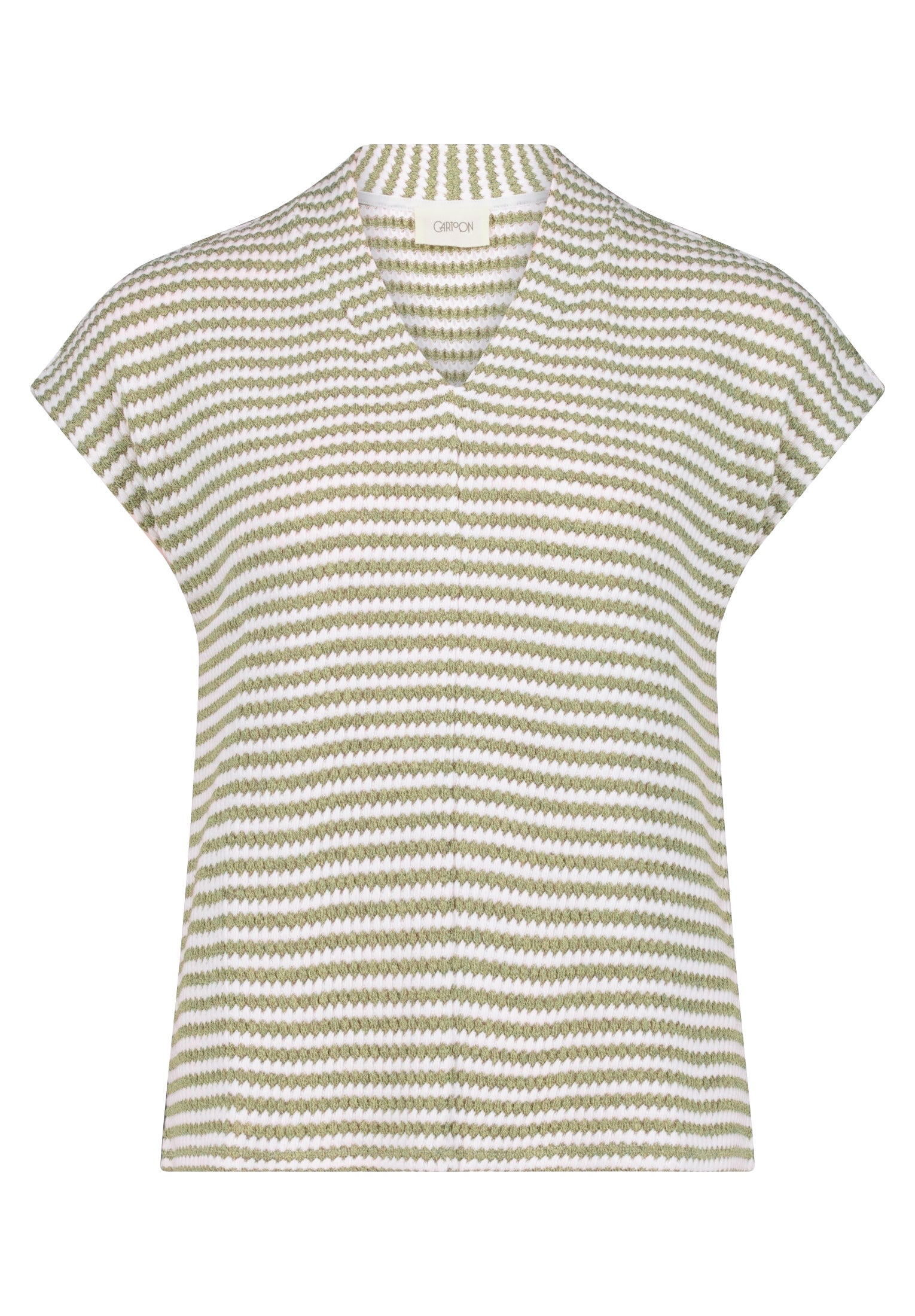 Cartoon Damen T-Shirts Cream/Khaki