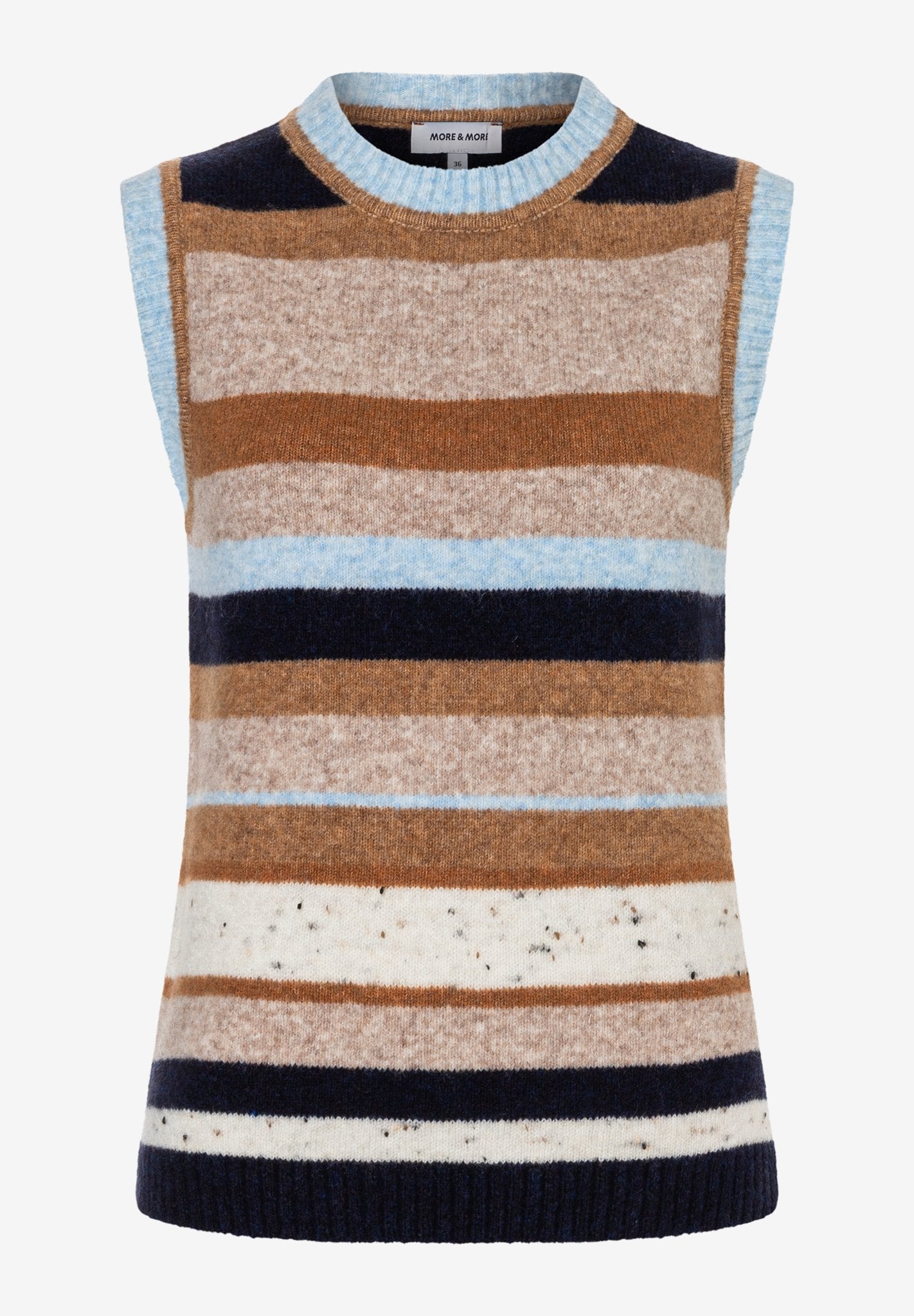 More & More Damen Pullover  Multi Stri