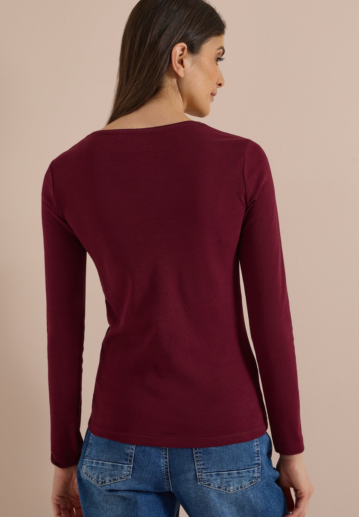 Cecil Damen T-Shirts  Red Wine