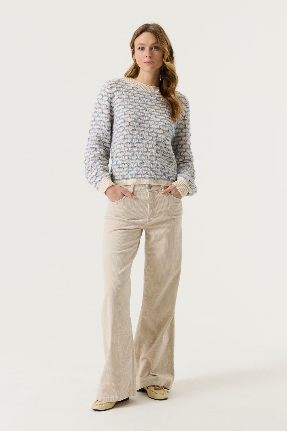 Garcia Damen Strickjacken Breeze Blue