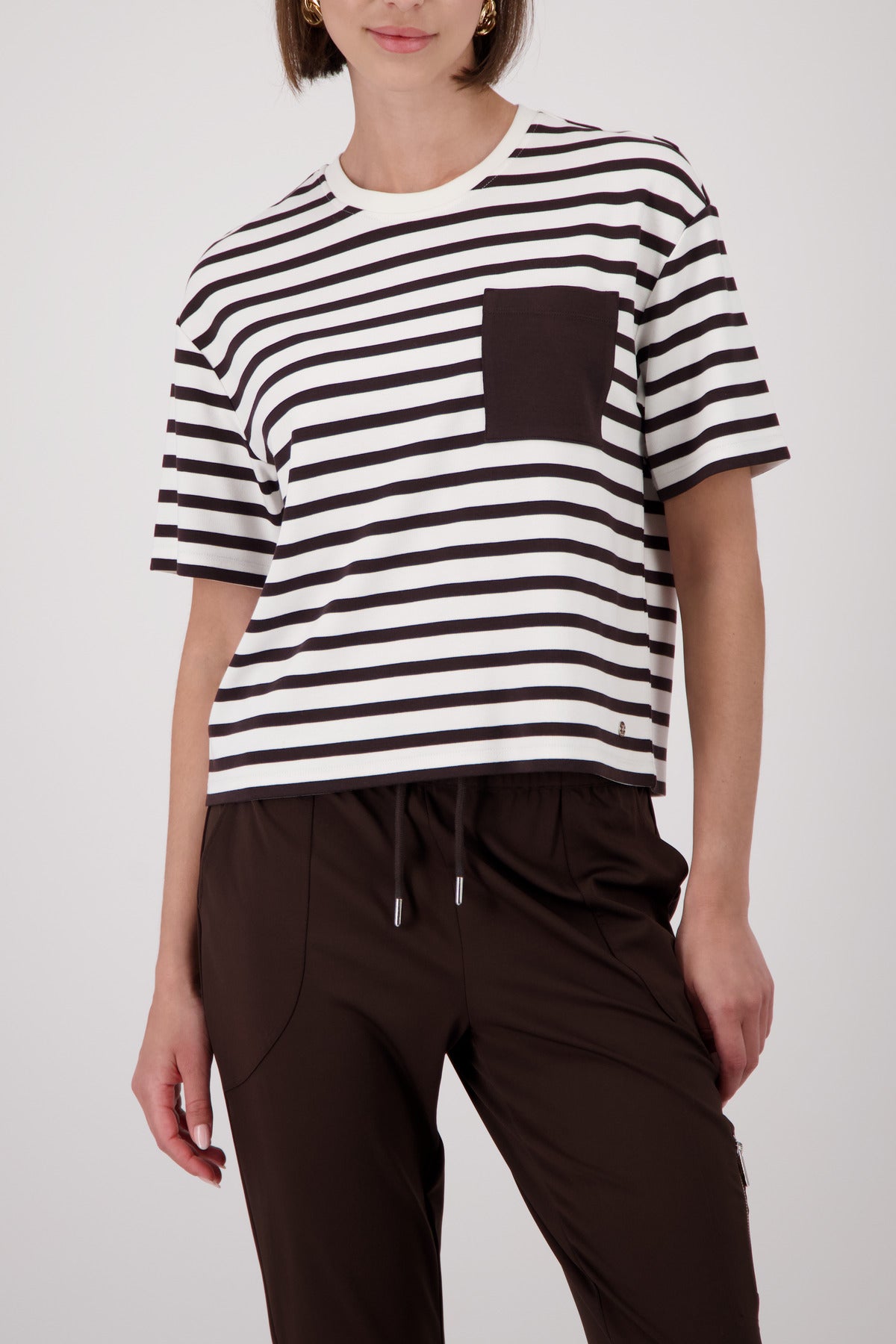 Monari Damen T-Shirts Coffee Ring