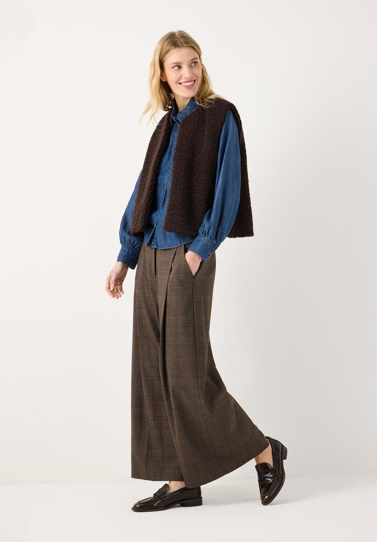 More & More Damen Blusen  Middle Blu