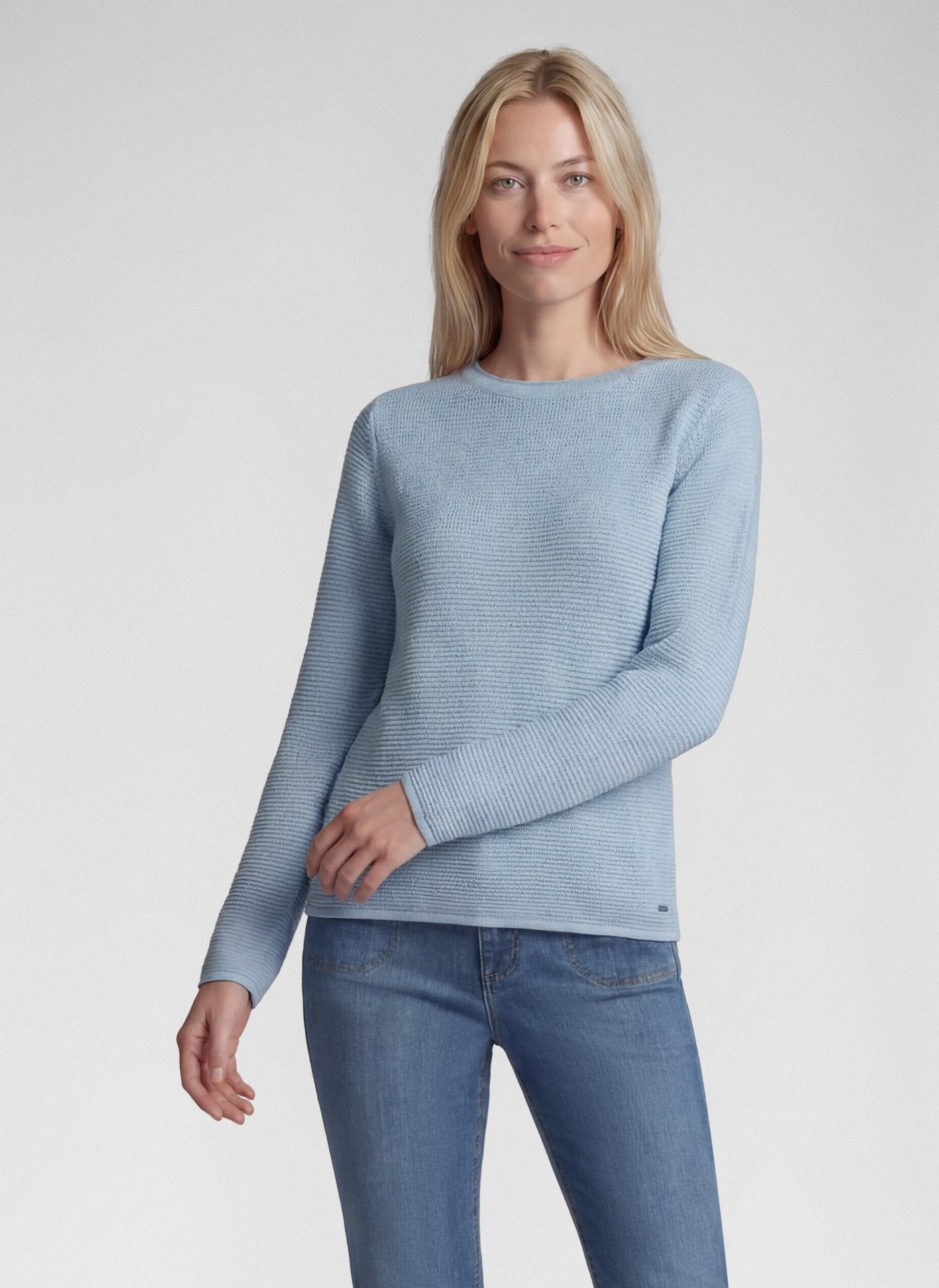 Rabe Damen Pullover Pastellblau