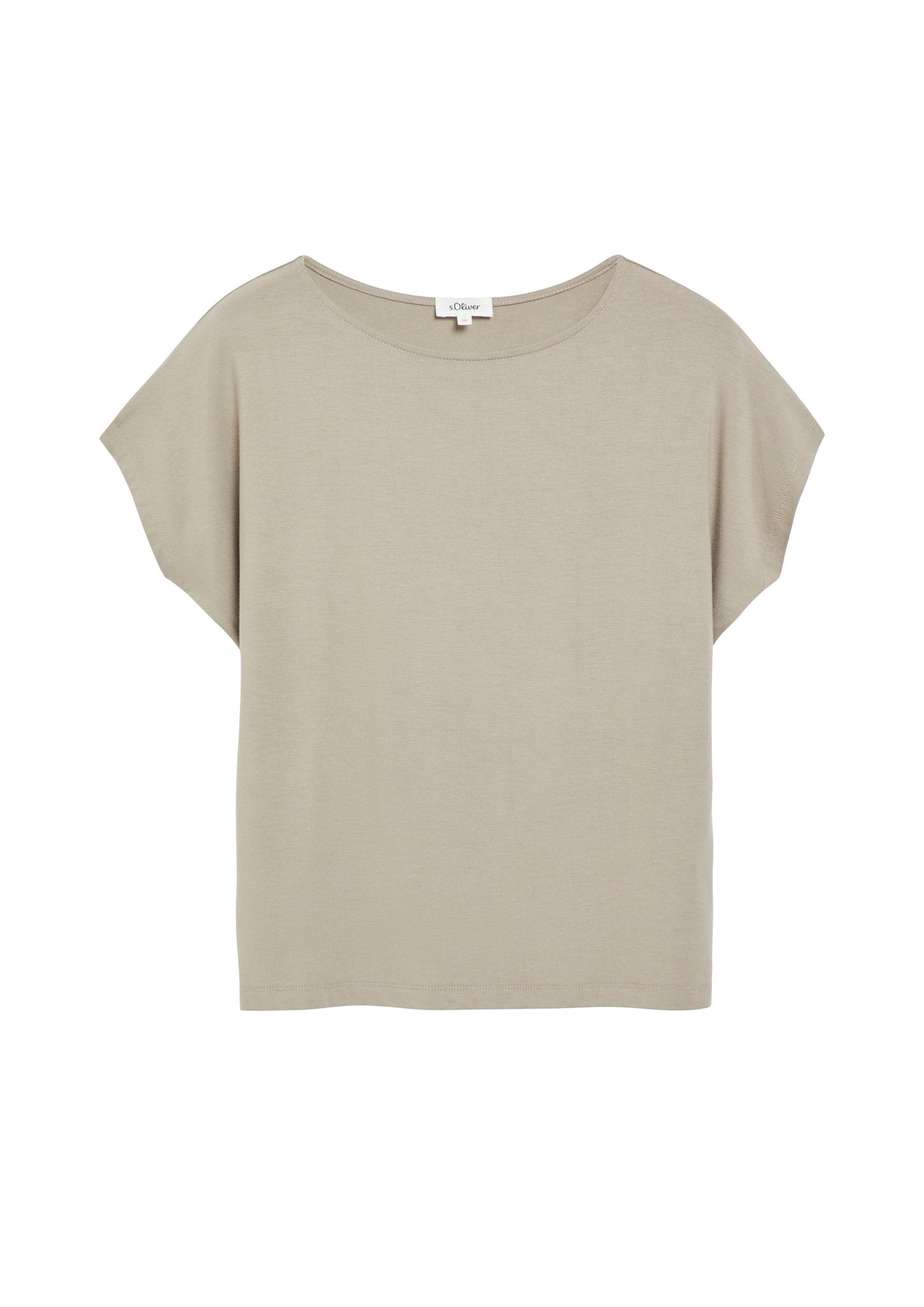 S. Oliver red Damen T-Shirts Grey/Black
