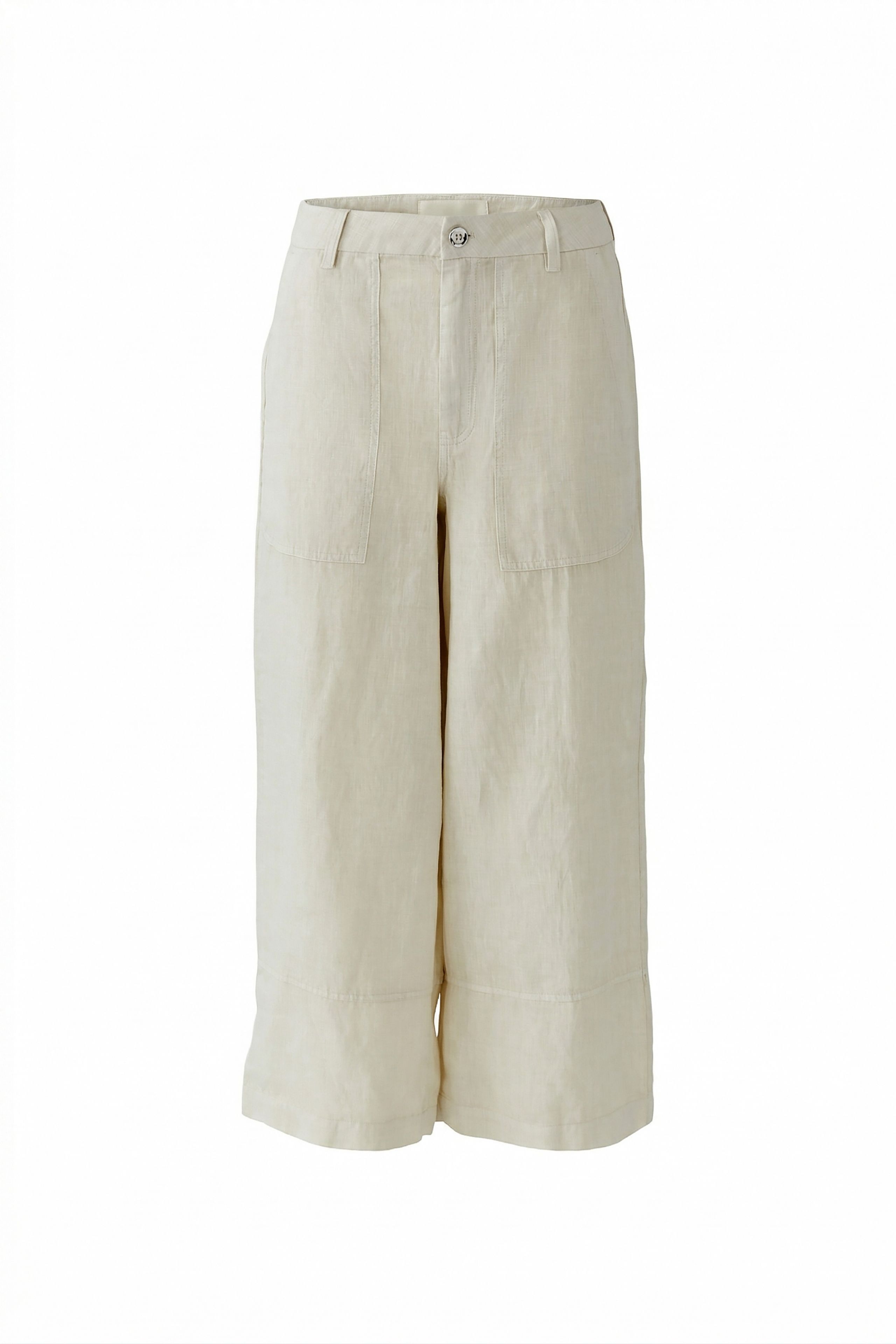 Oui Damen Jeans Biscuit