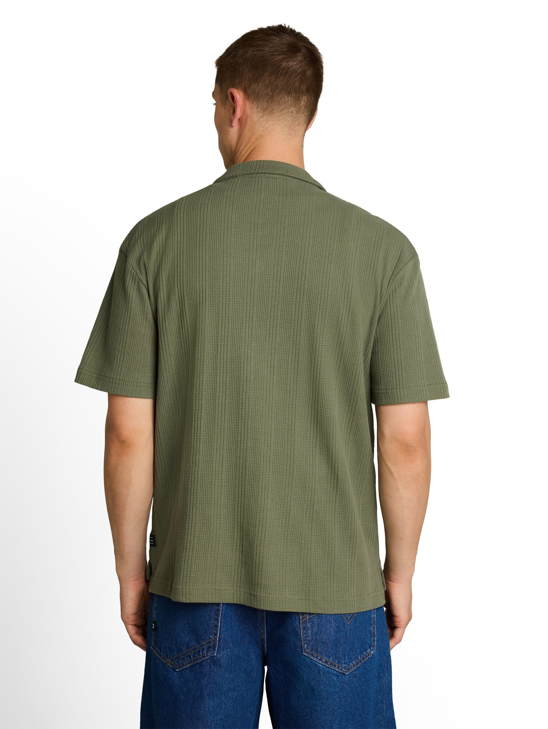 Tom Tailor denim Herren Polo-Shirts Oak Leaf Green