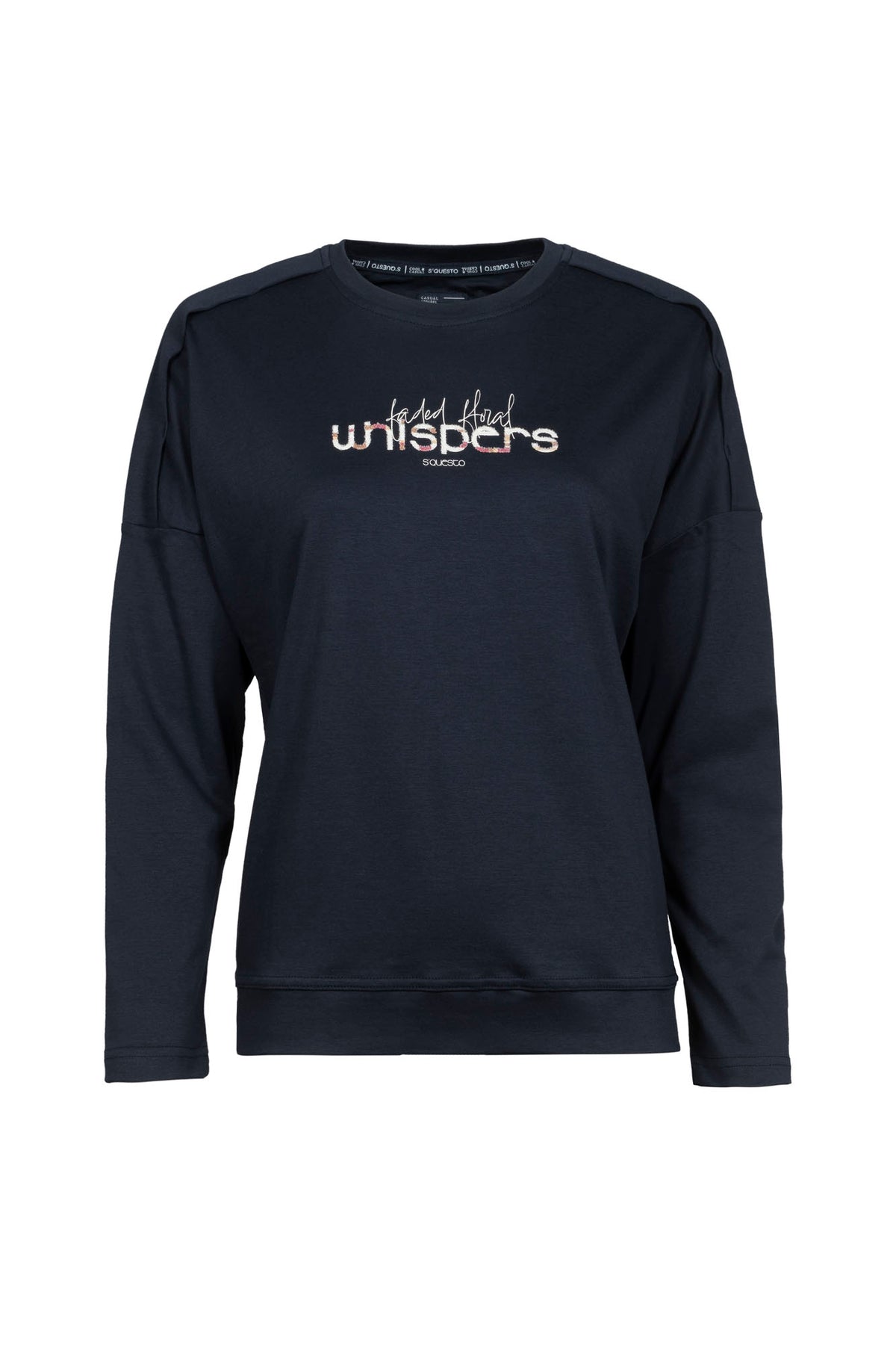 Soquesto Damen T-Shirts Dunkelblau