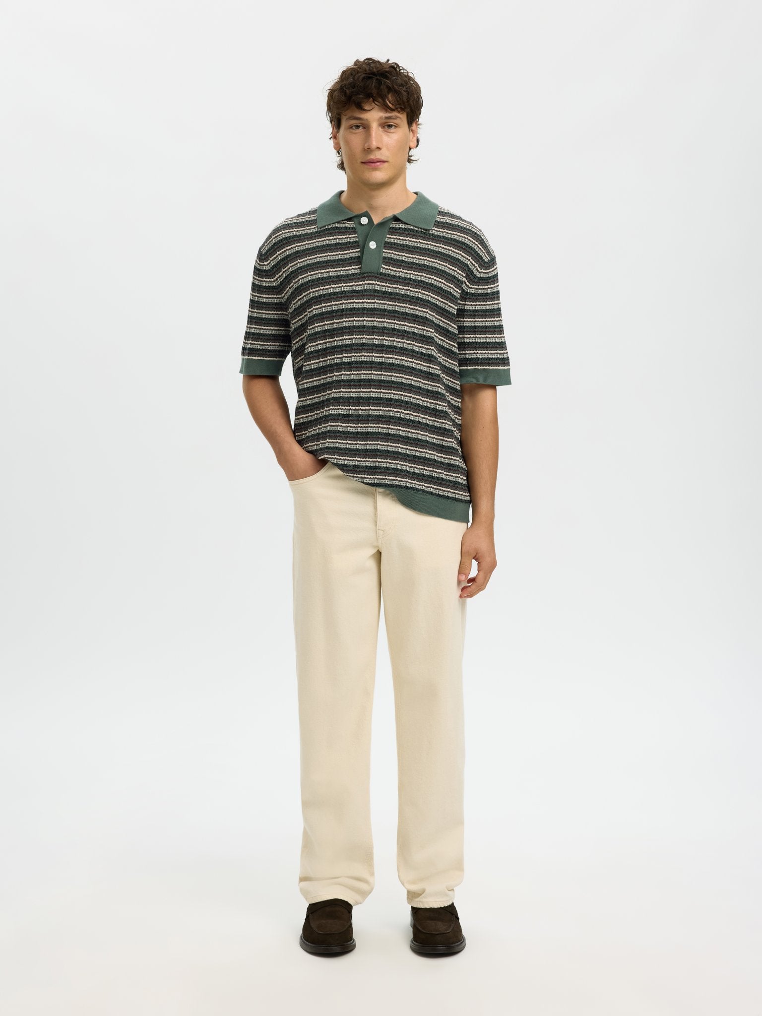 Selected homme Herren Polo-Shirts Balsa