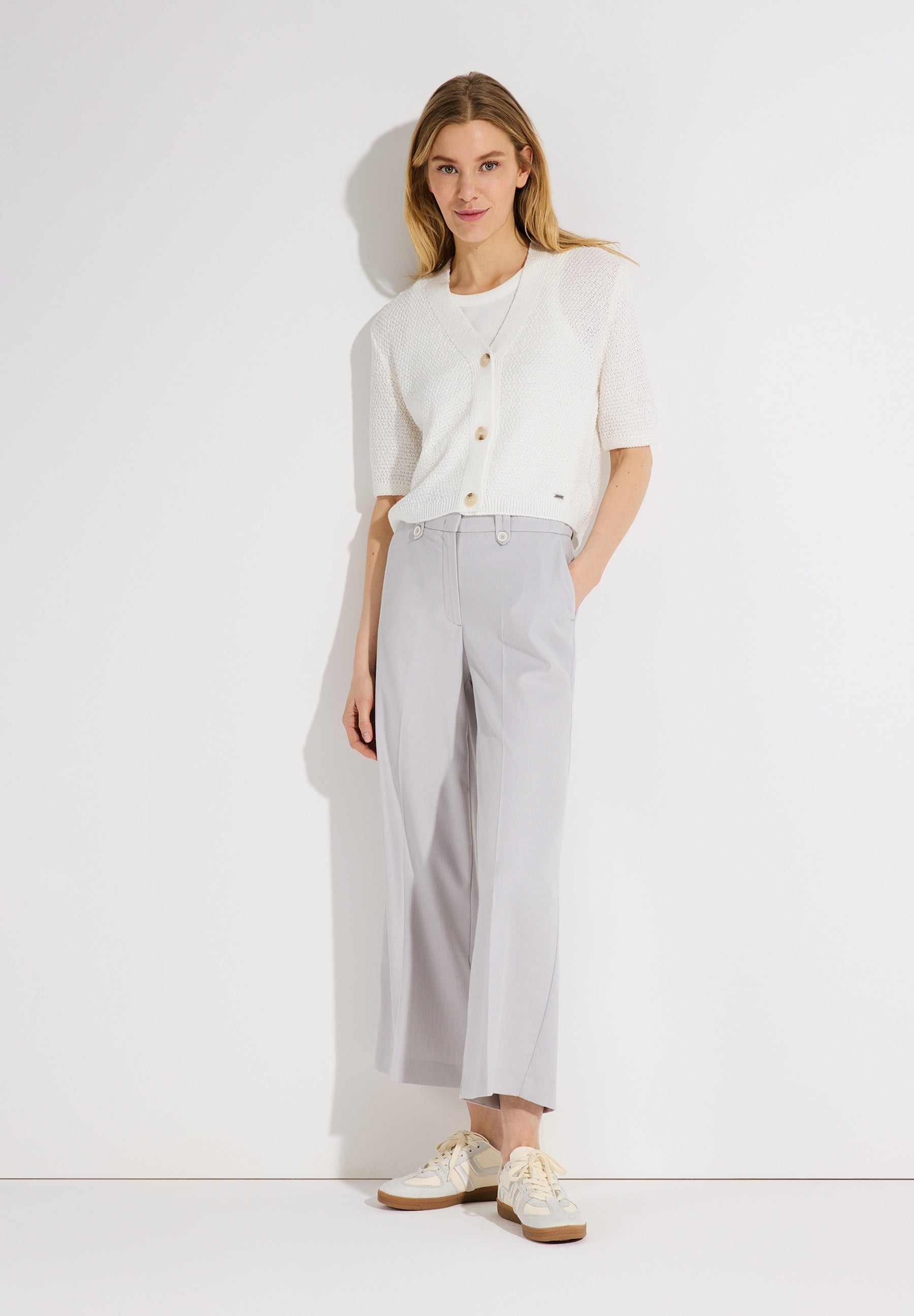 More & More Damen Tops Off White