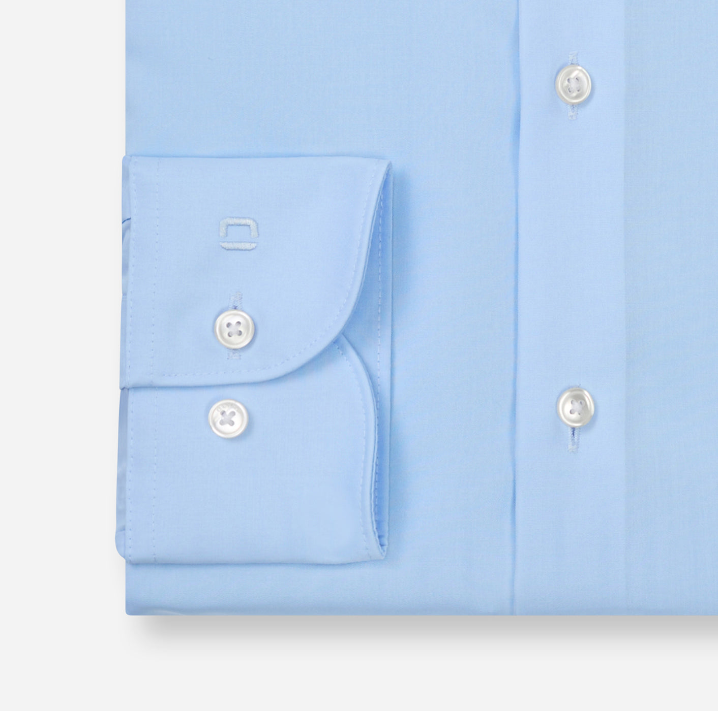Olymp Herren Hemden lang  Blau