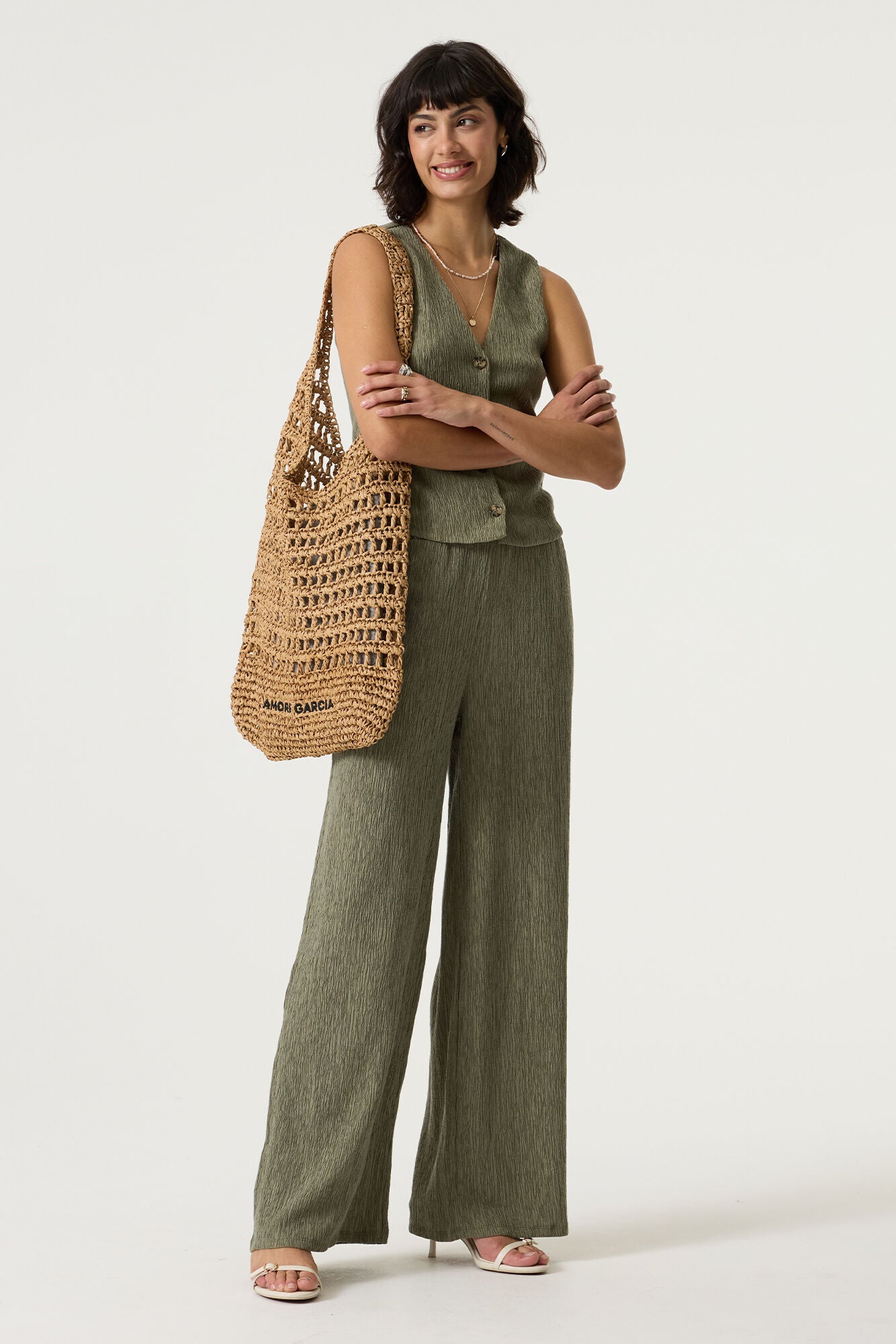 Garcia Damen Blazer Olive Breeze