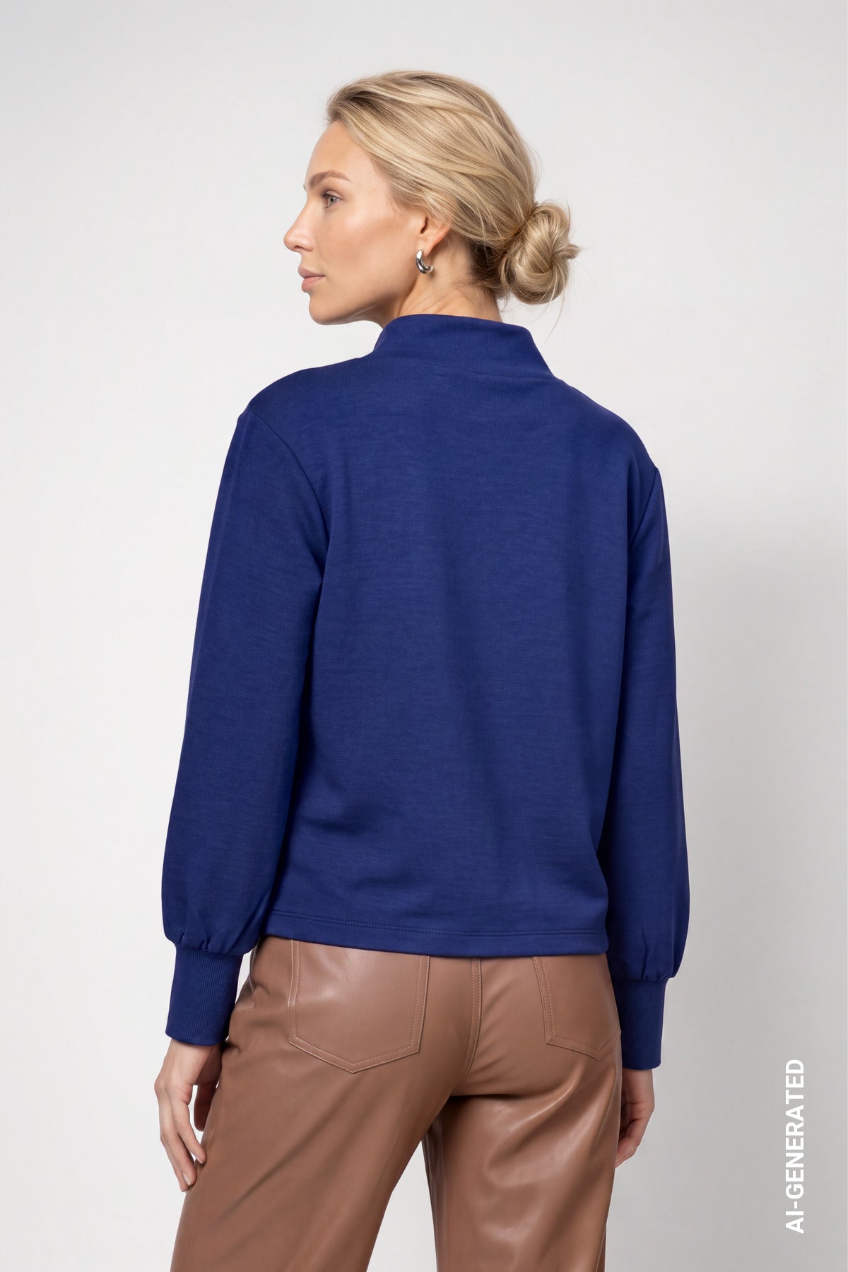 Monari Damen T-Shirts  Classic Nav