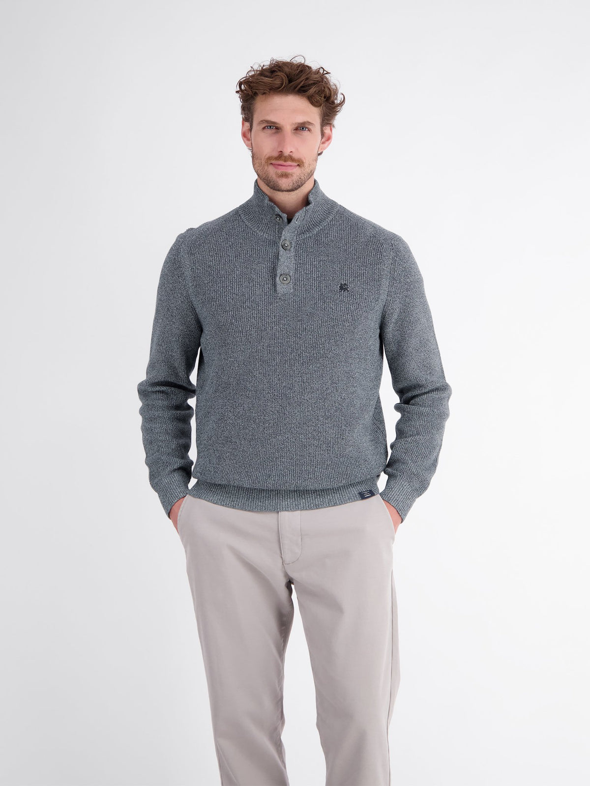 Lerros Herren Pullover Misty Blue
