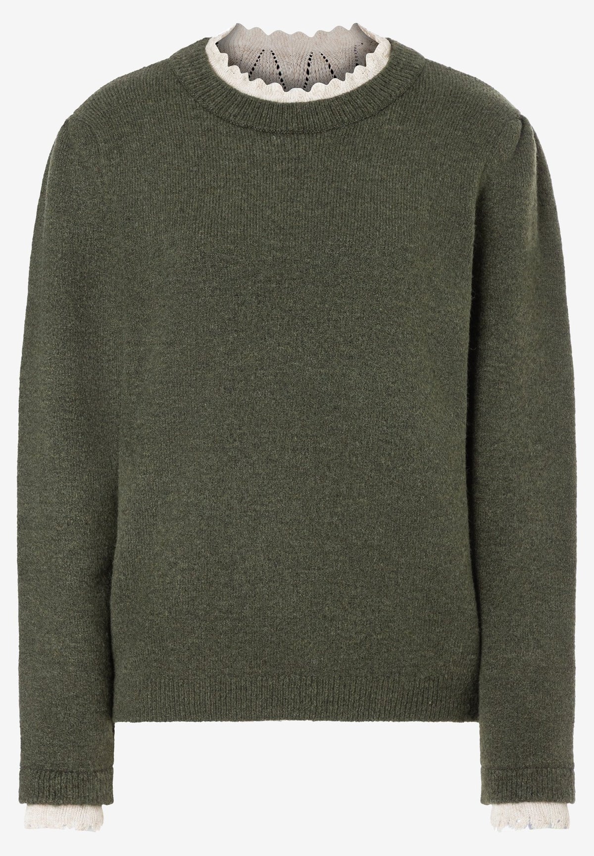 More & More Damen Pullover  Forest Gre