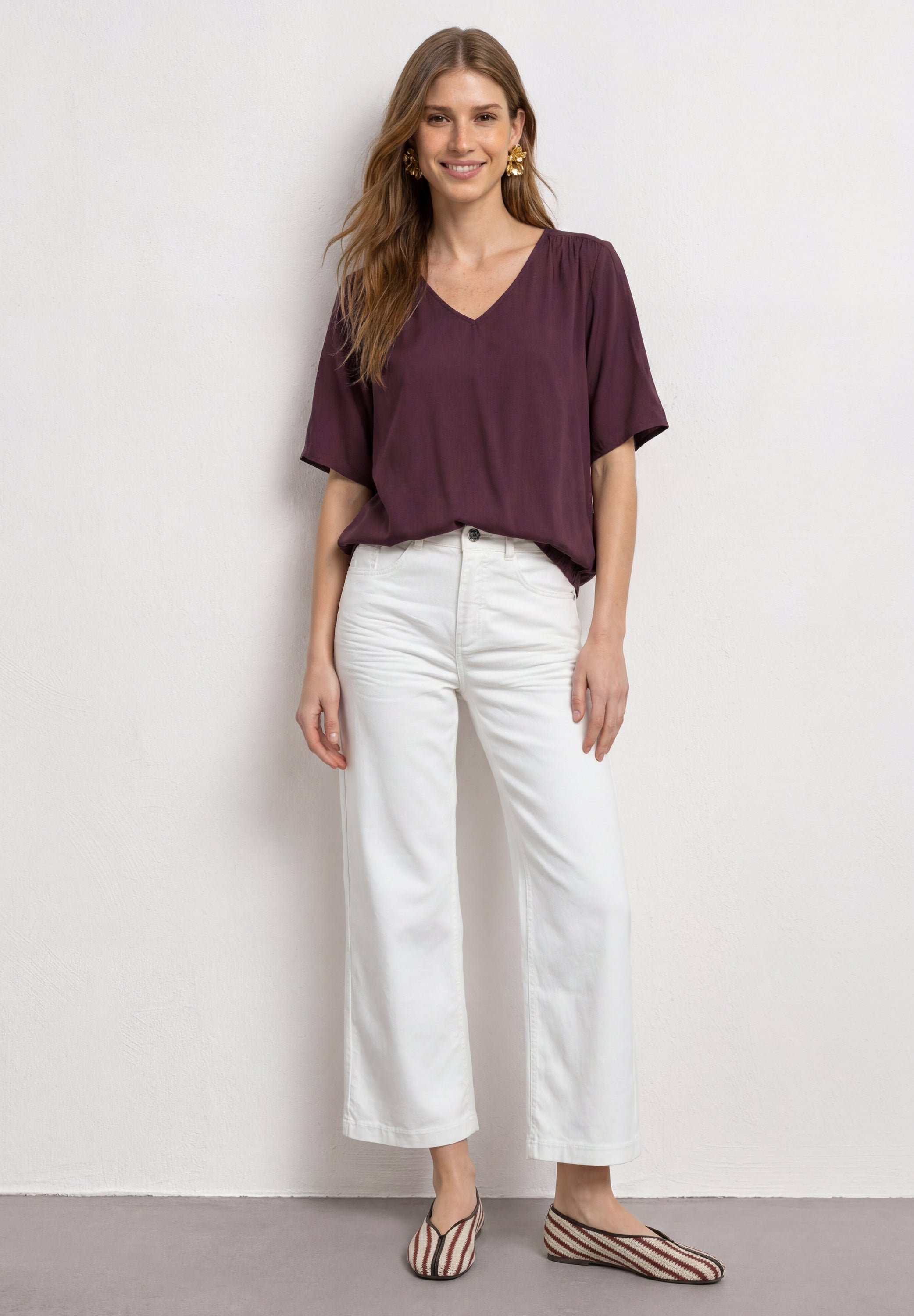 Street One Damen Blusen Rustic Ro