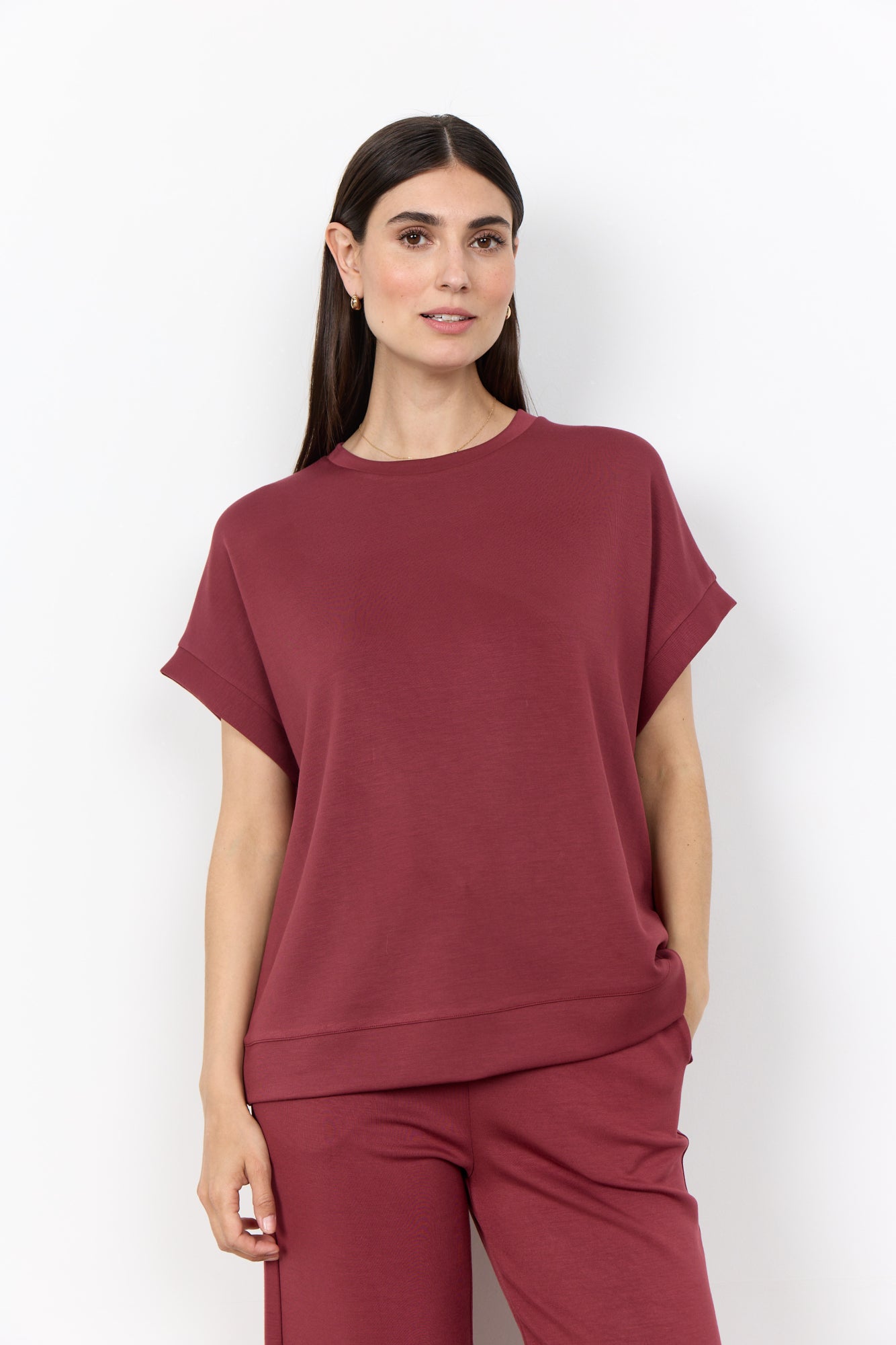 Soya Concept Damen Blusen Oxblood Red