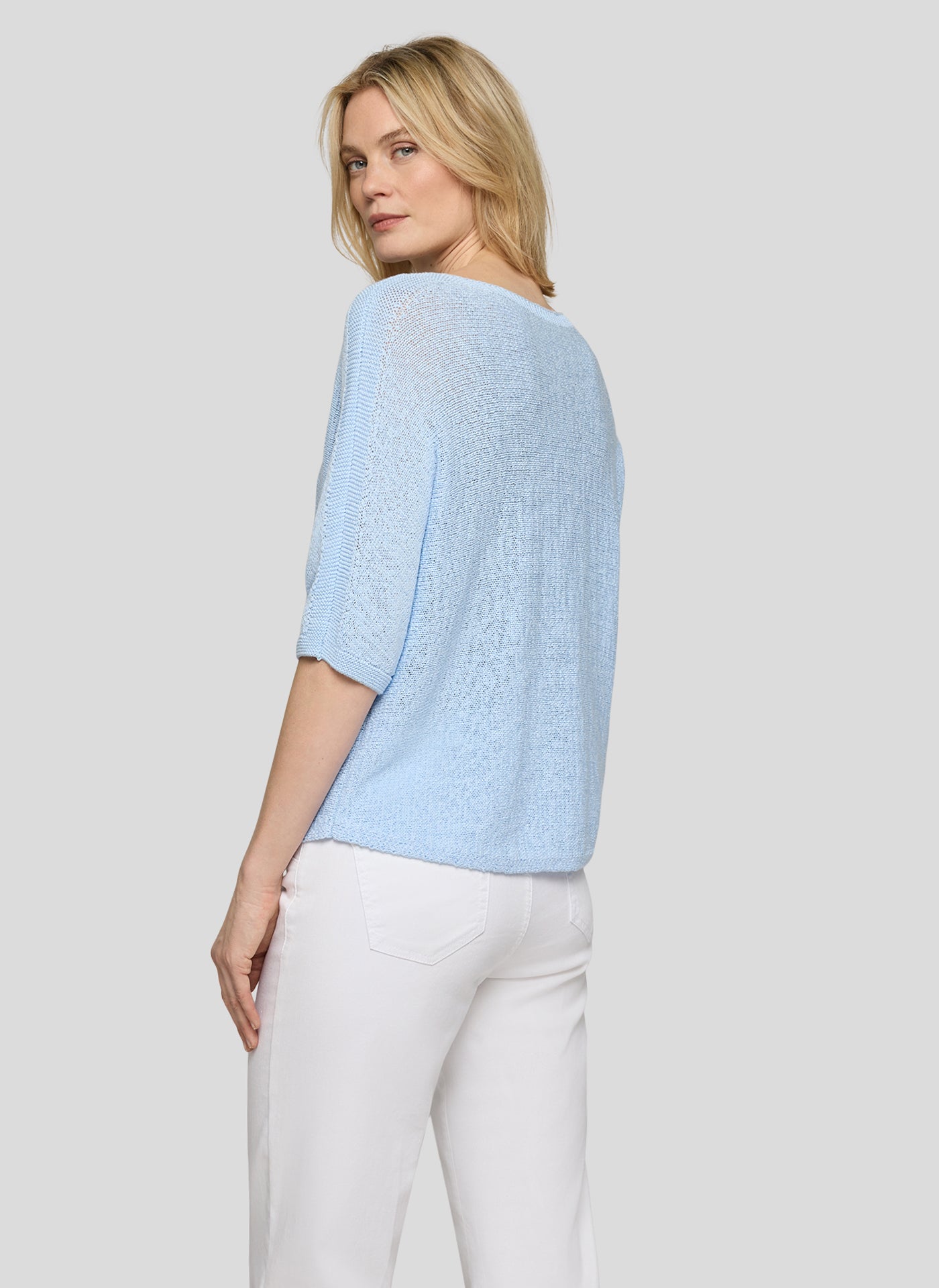 Rabe Damen Pullover Himmelblau
