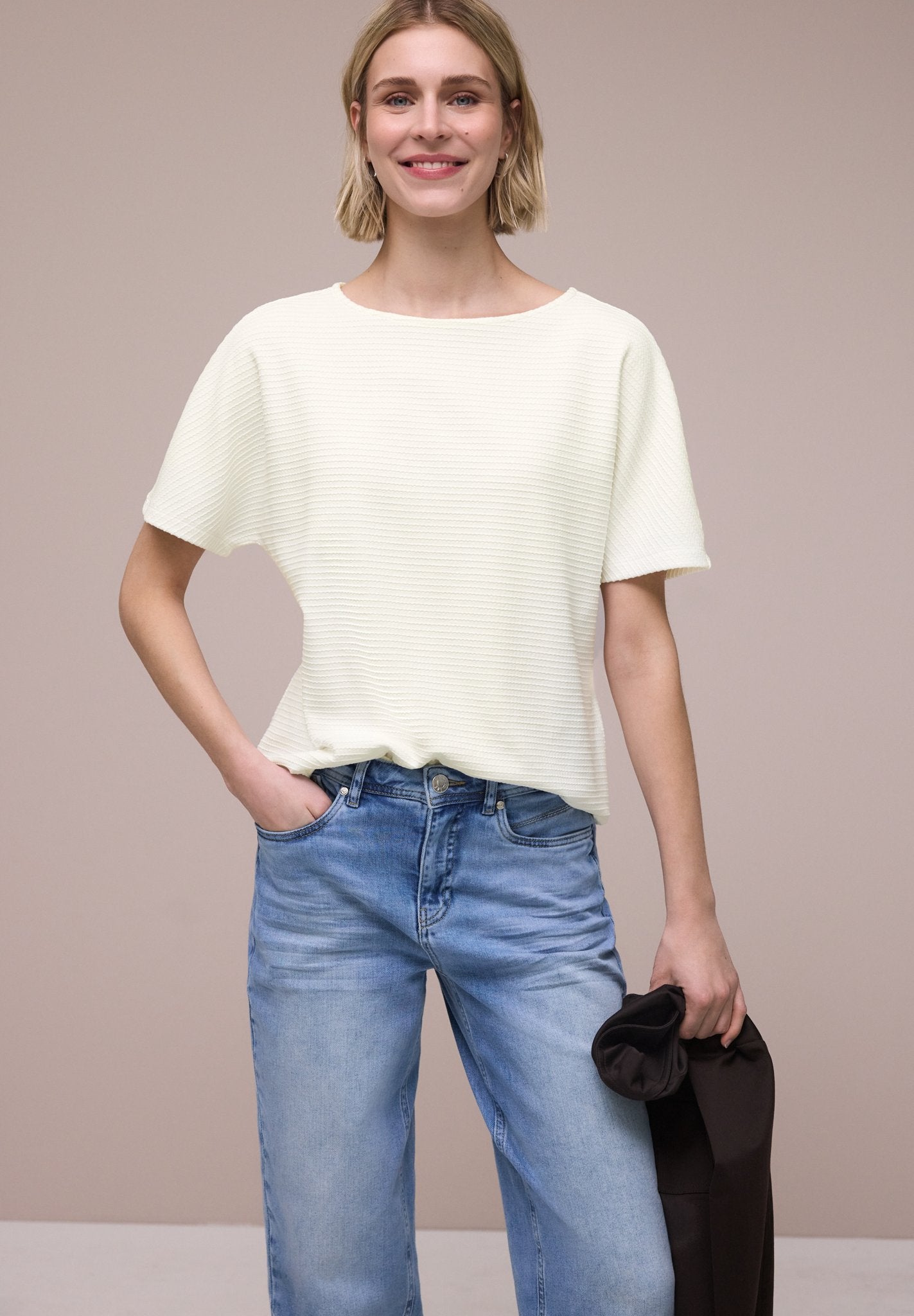 Street One Damen T-Shirts  Off White
